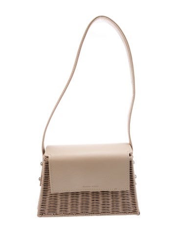 Pre-owned Wicker Wings Wicker Shoulder Bag In Neutral