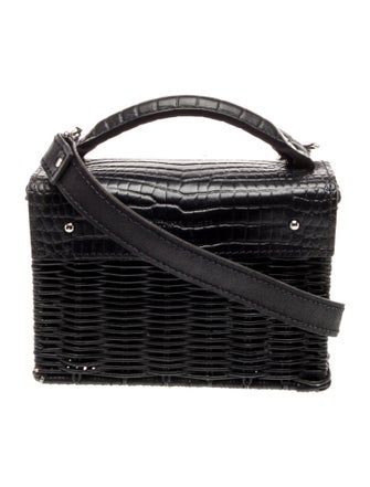 Wicker Wings Wicker Top Handle Bag