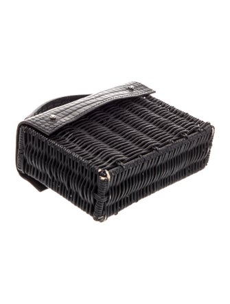 Wicker Wings Wicker Top Handle Bag