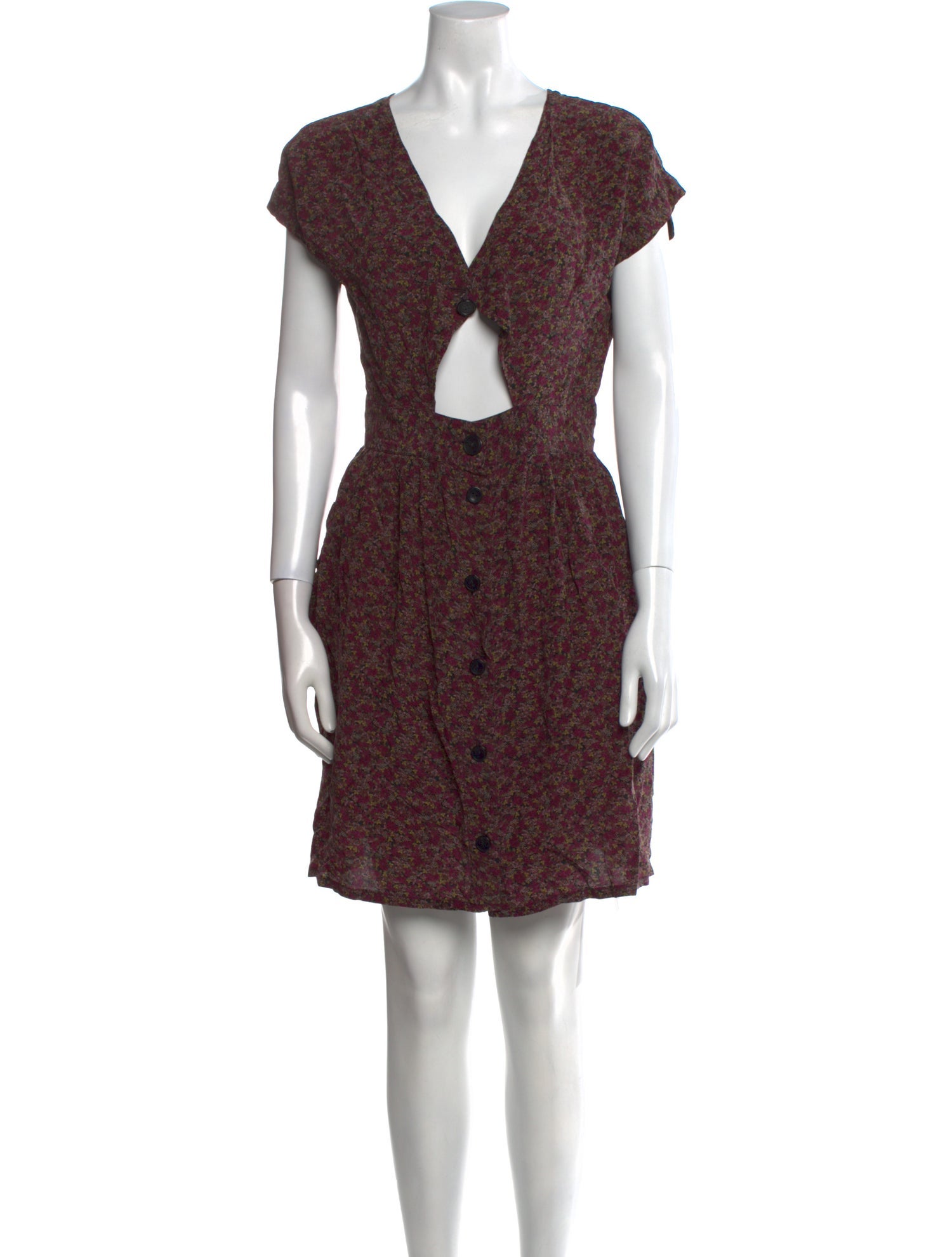 Wear In Good Health Silk Mini Dress