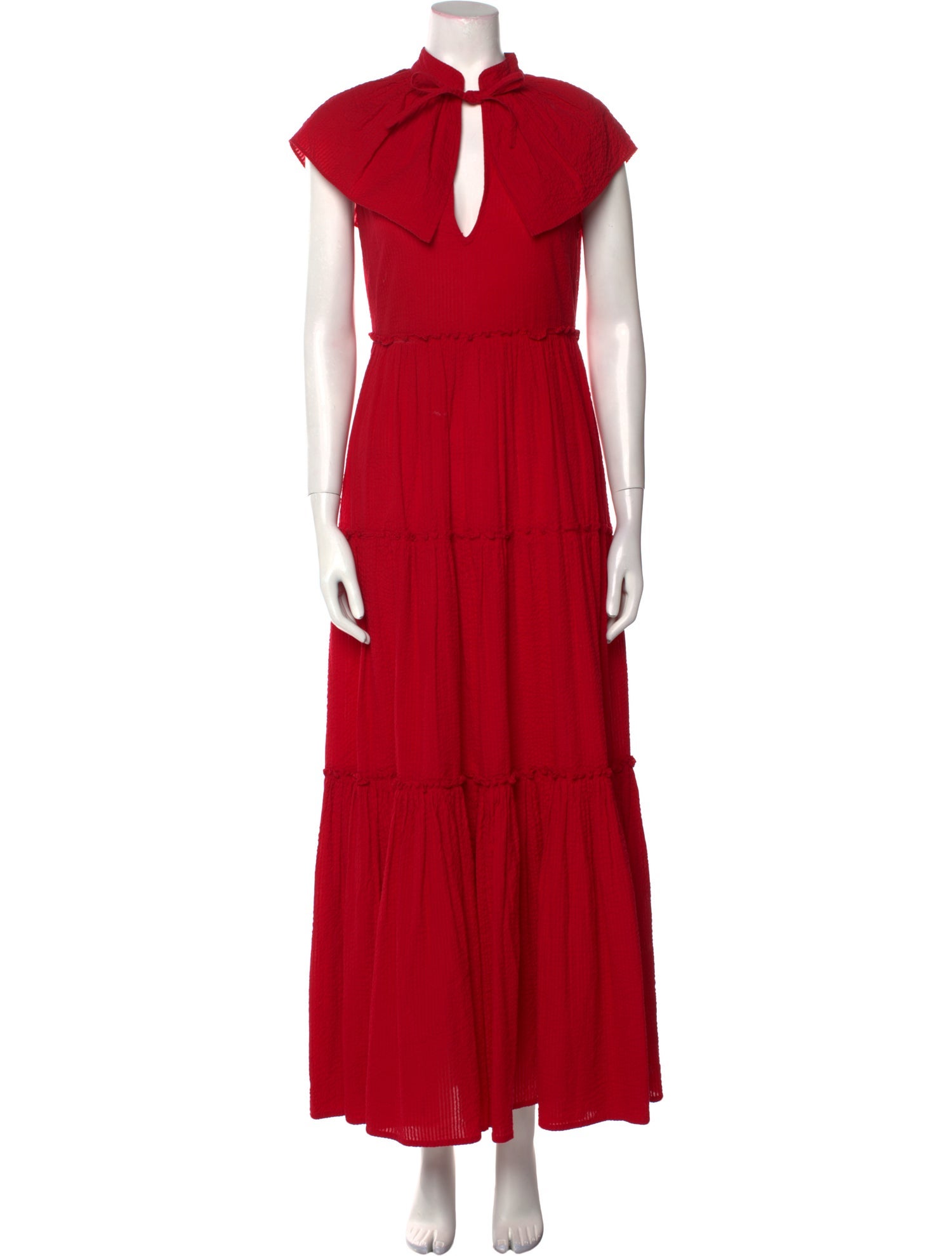 Wiggy Kit Mock Neck Long Dress