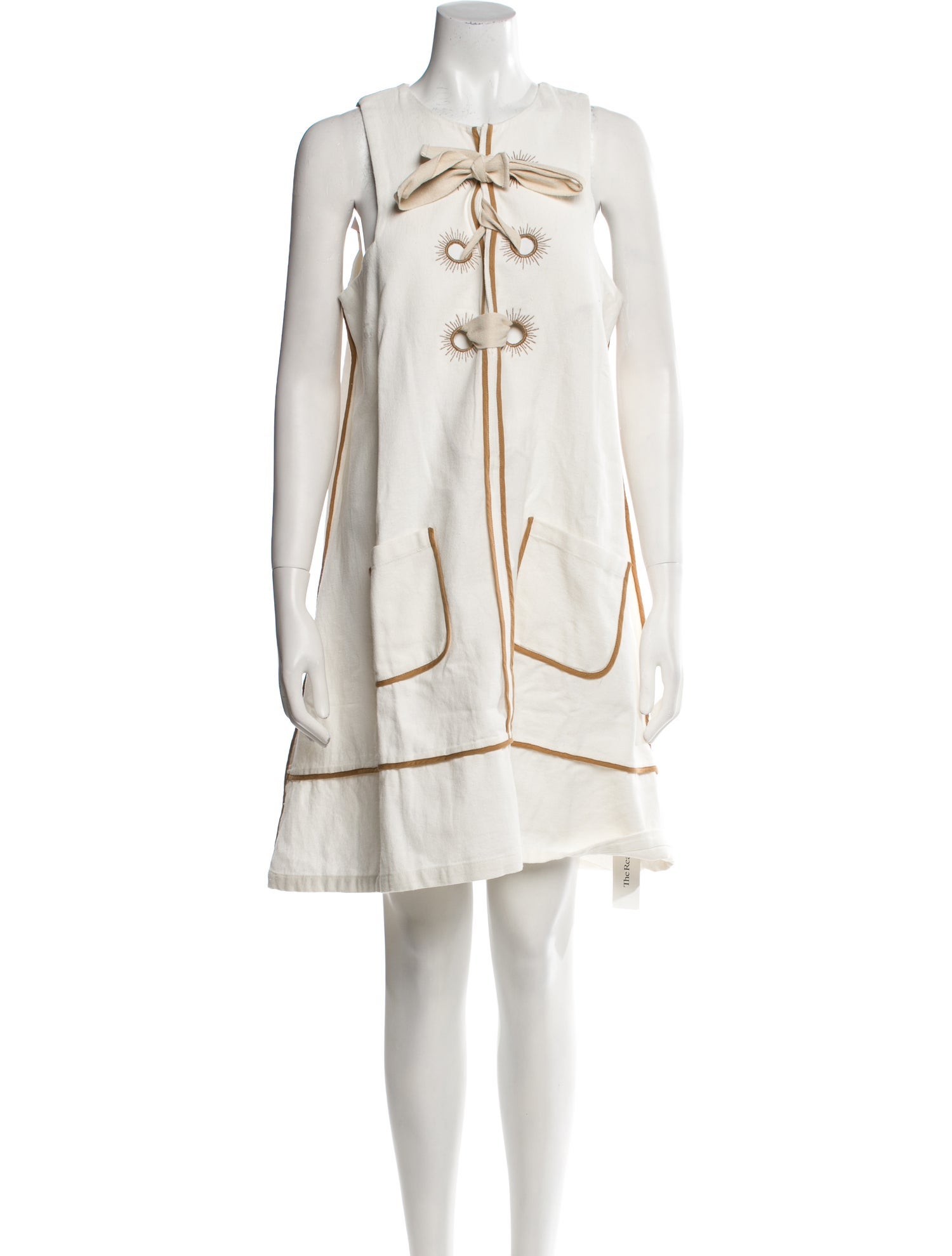 Wiggy Kit Scoop Neck Mini Dress