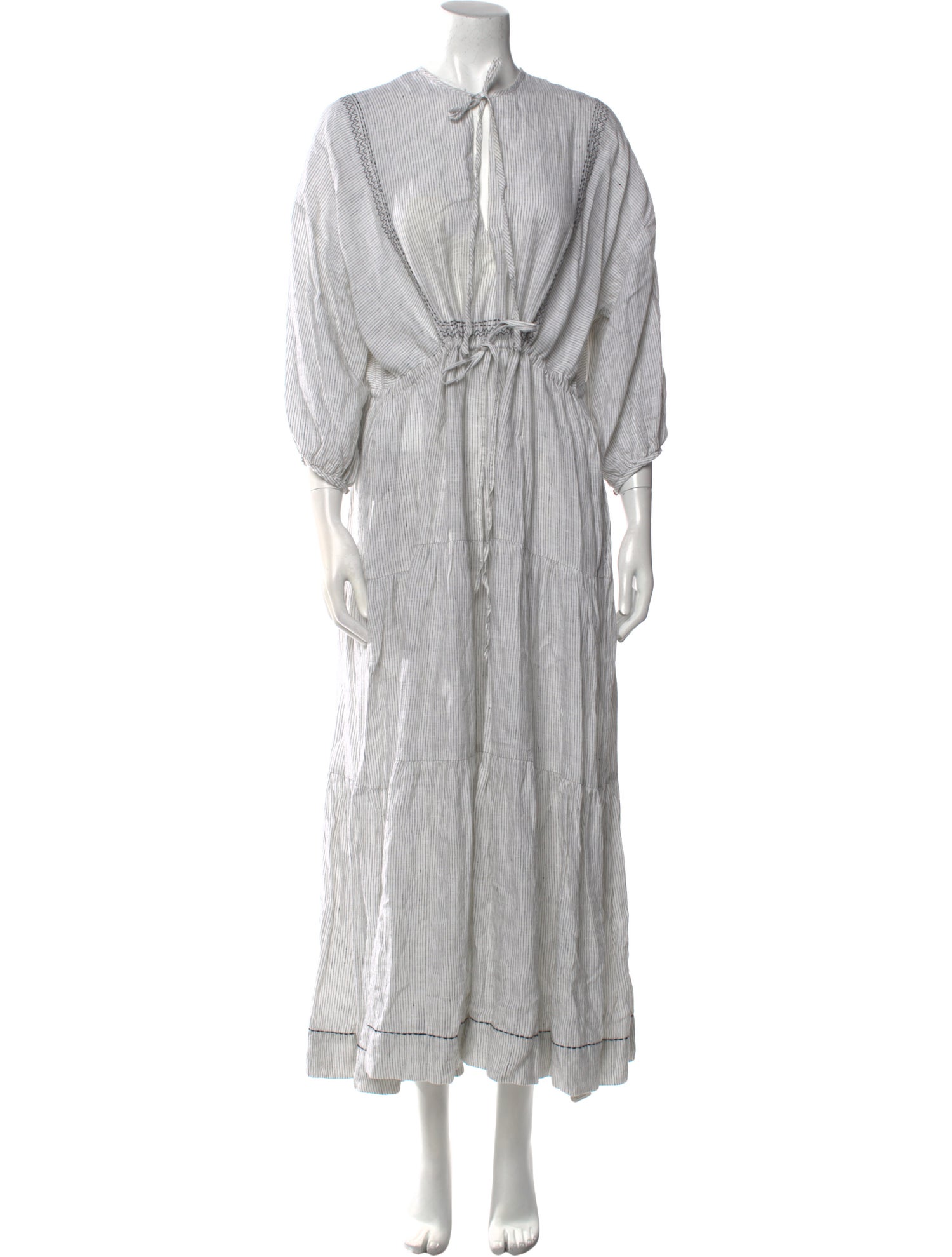 Wiggy Kit Linen Long Dress