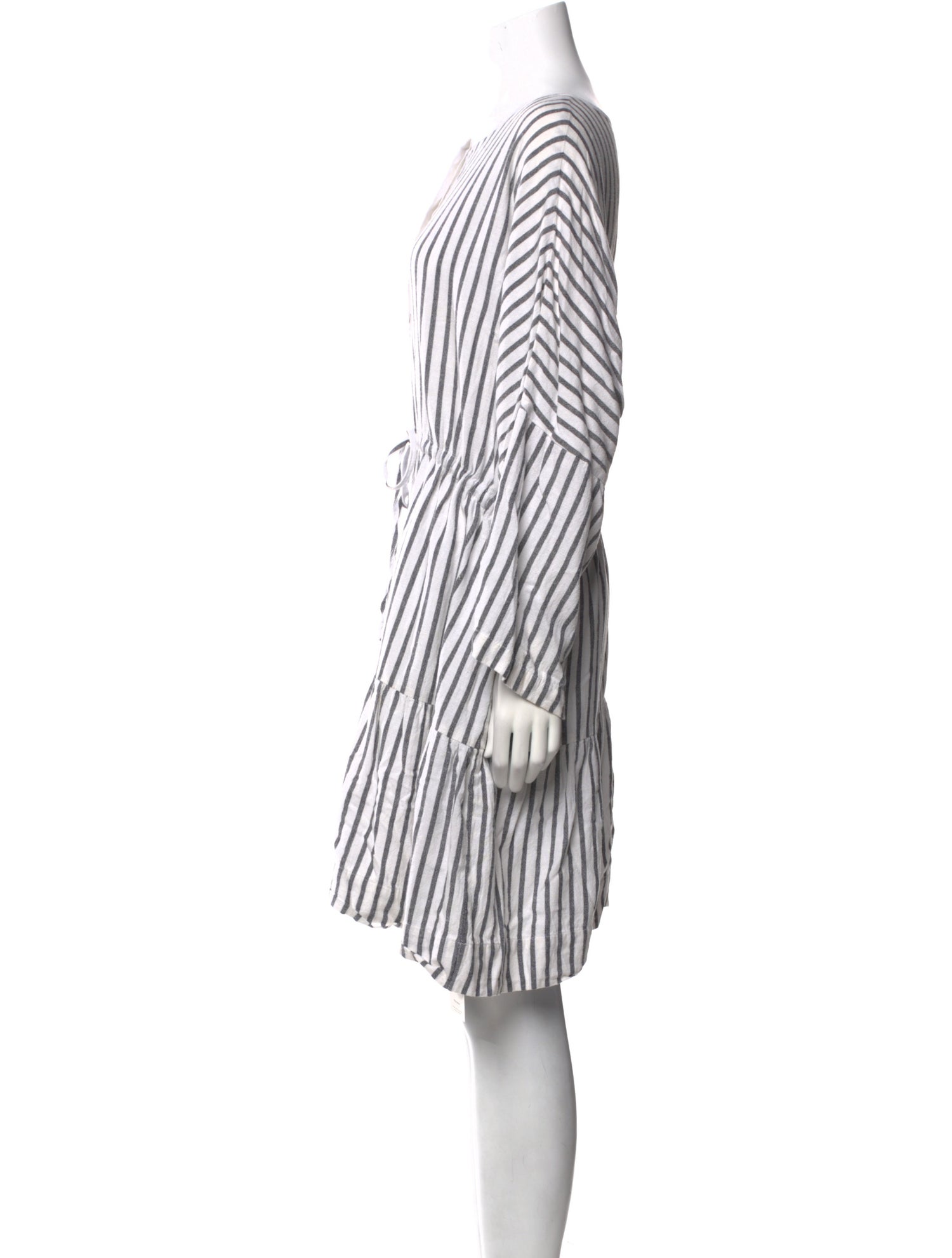 Wiggy Kit Striped Knee-Length Dress