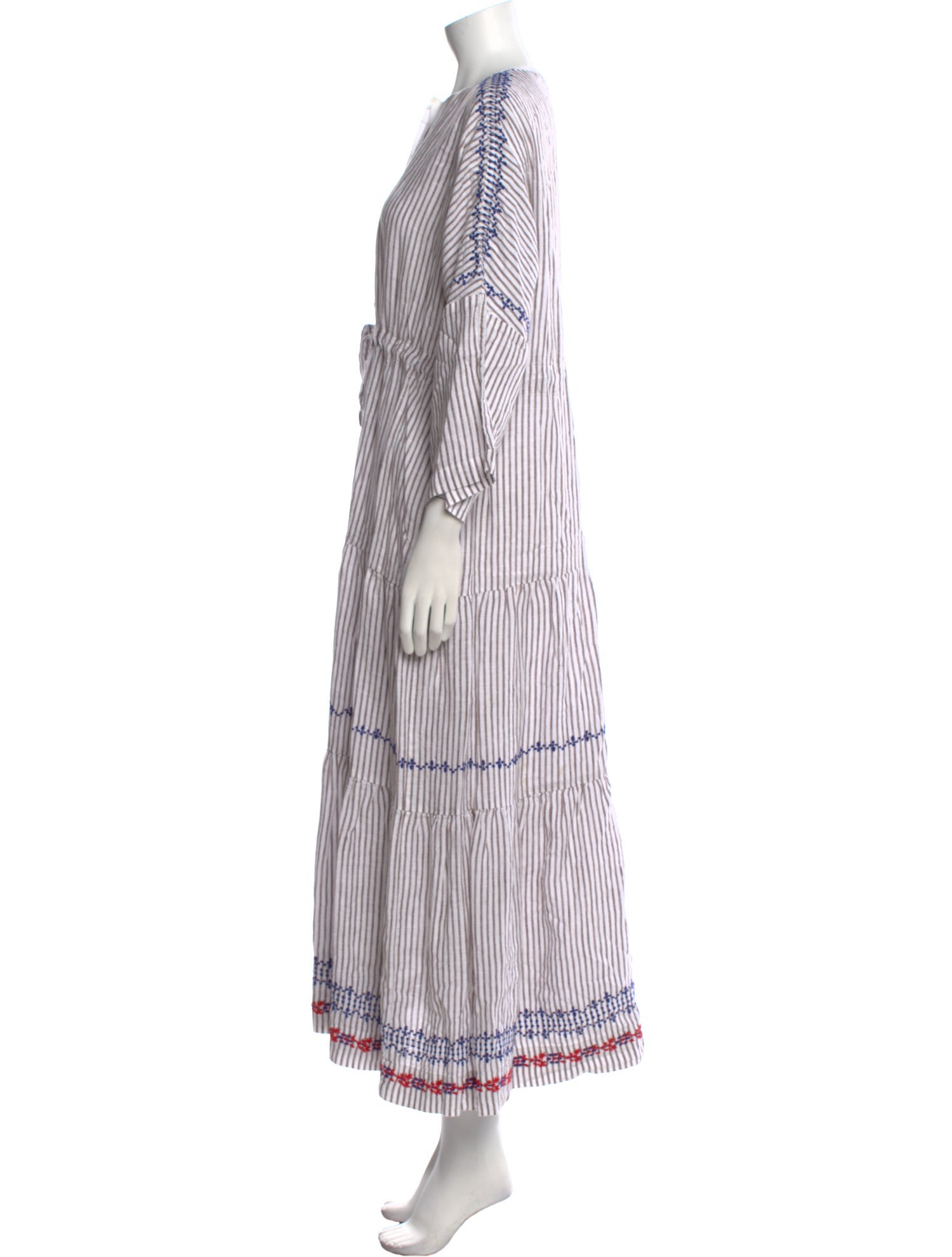 Wiggy Kit Linen Long Dress