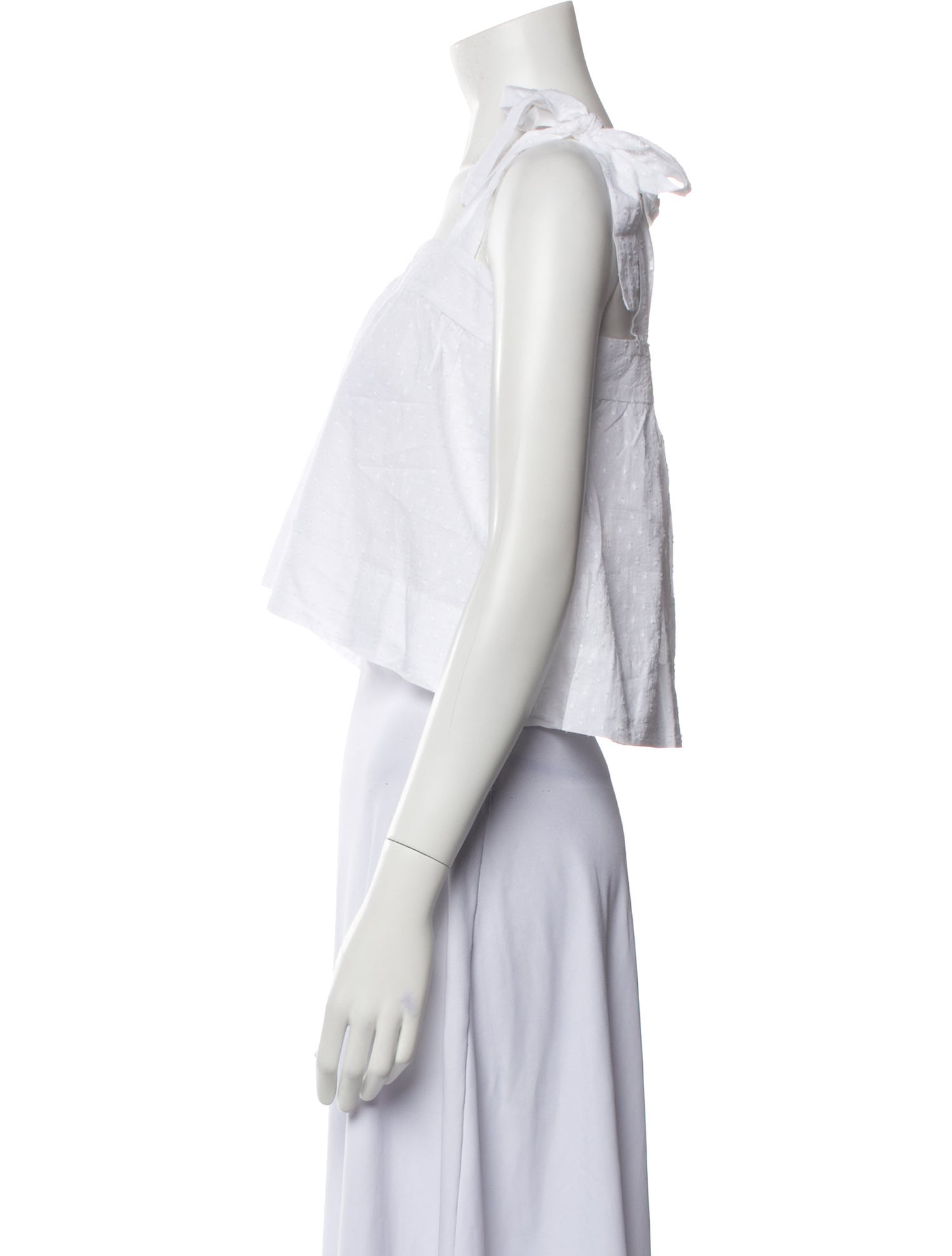 Wiggy Kit Square Neckline Sleeveless Crop Top w/ Tags