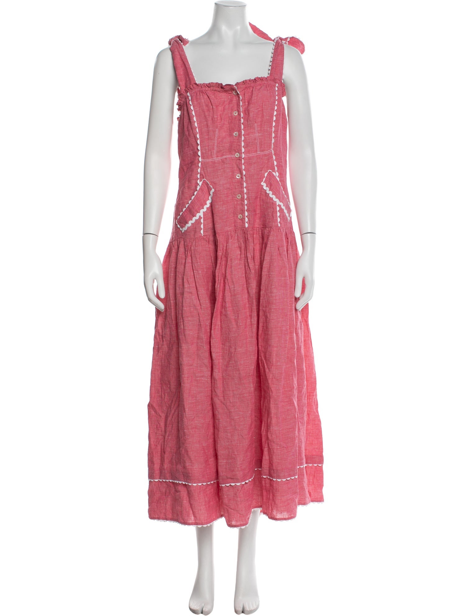 Wiggy Kit Linen Long Dress