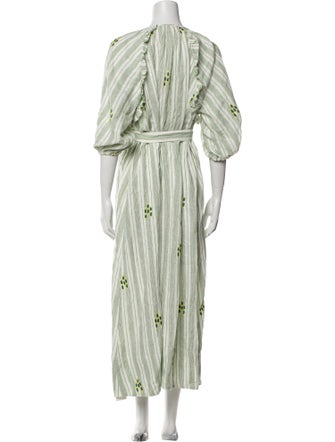 Wiggy Kit Linen Midi Length Dress