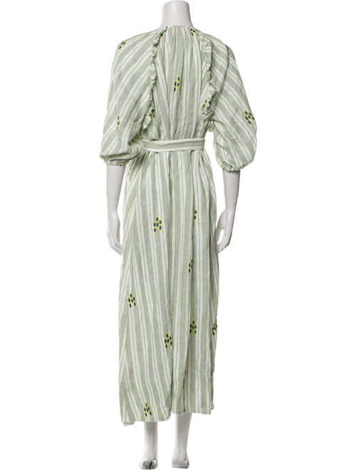 Wiggy Kit Linen Midi Length Dress