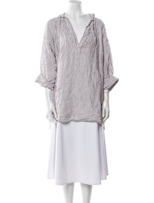 Wiggy Kit Linen Striped Tunic