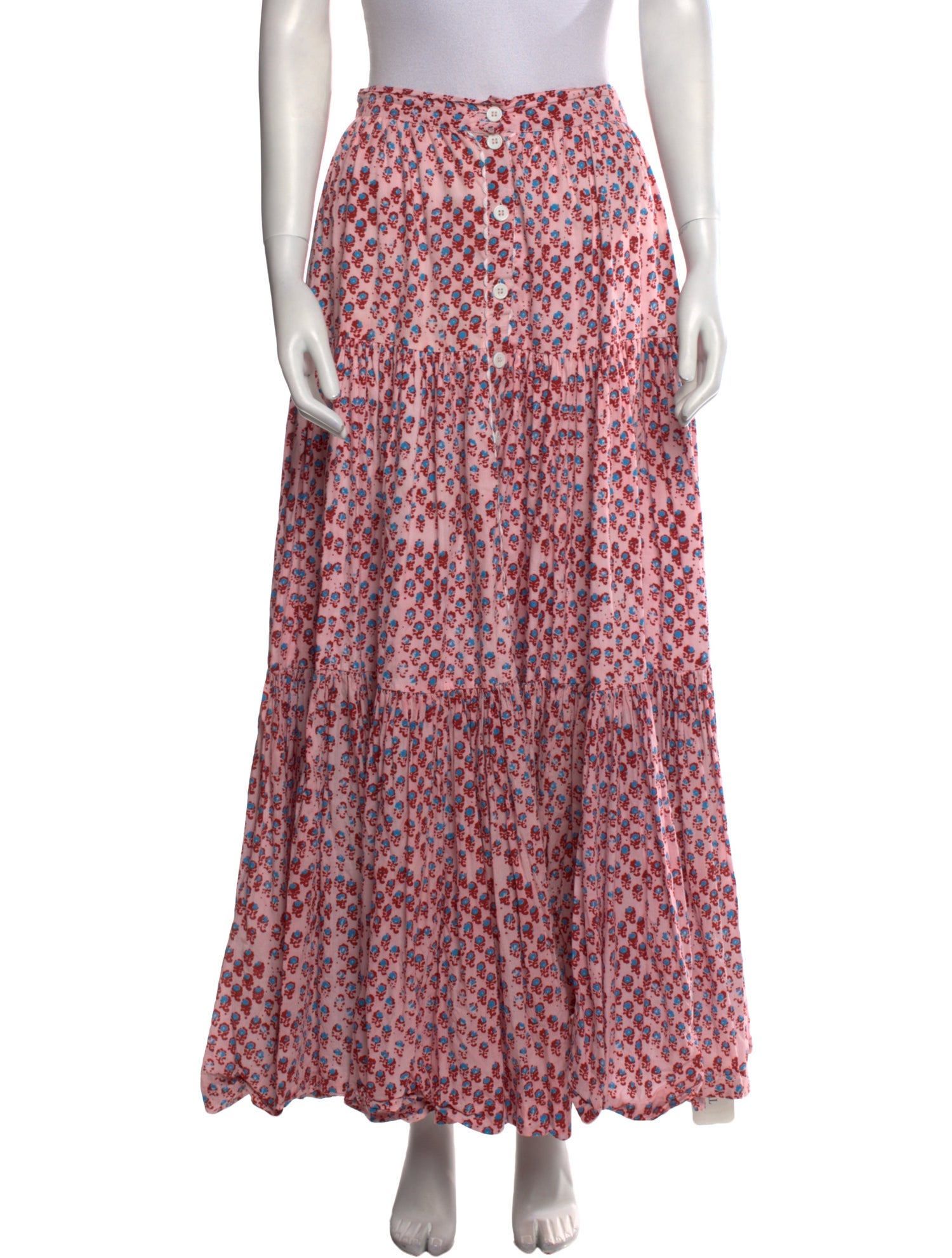 Wiggy Kit Floral Print Long Skirt