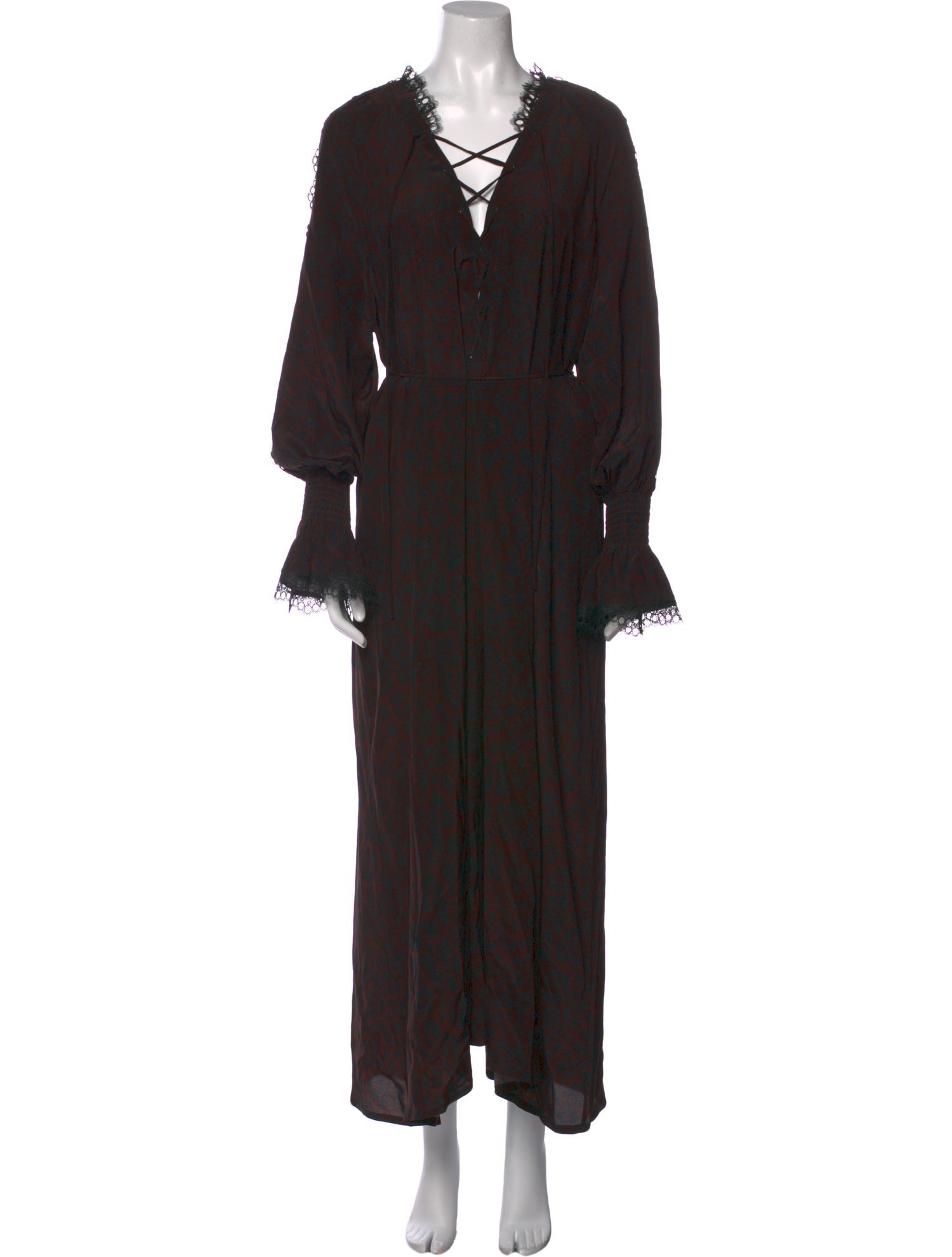 Wiggy Kit Silk Long Dress