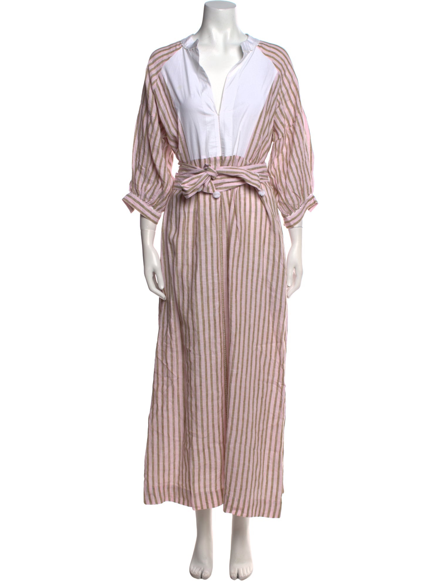 Wiggy Kit V-Neck Long Dress