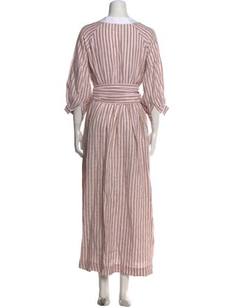 Wiggy Kit V-Neck Long Dress