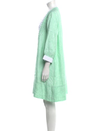 Wiggy Kit Linen Knee-Length Dress