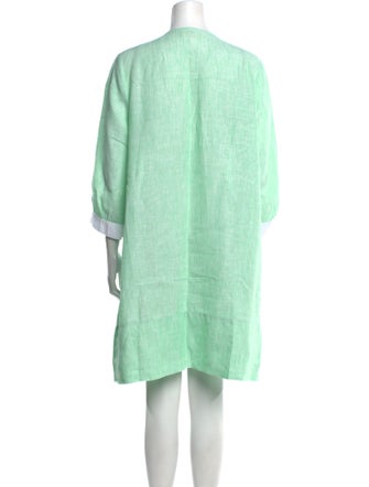 Wiggy Kit Linen Knee-Length Dress