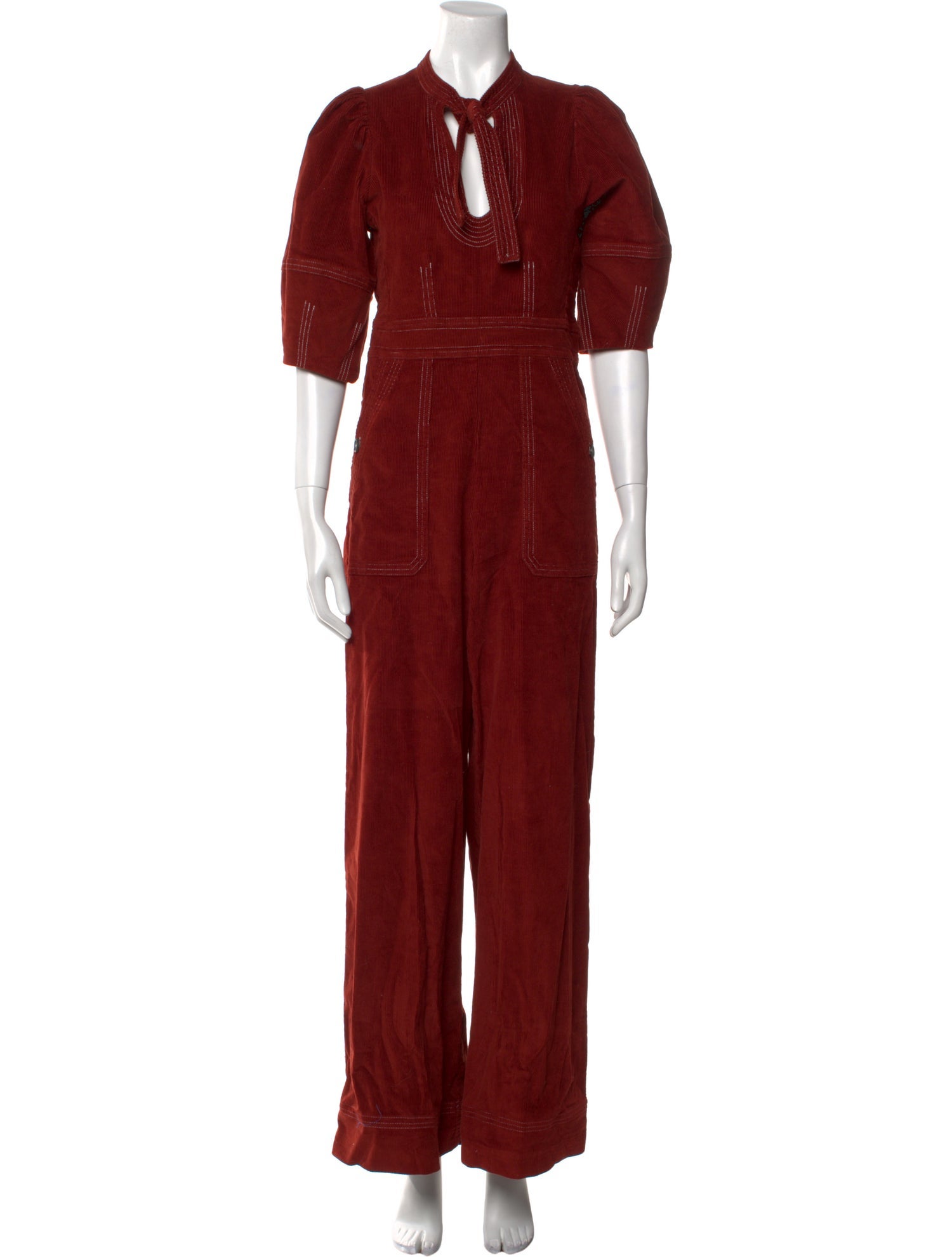 Wiggy Kit Tie Neck Jumpsuit