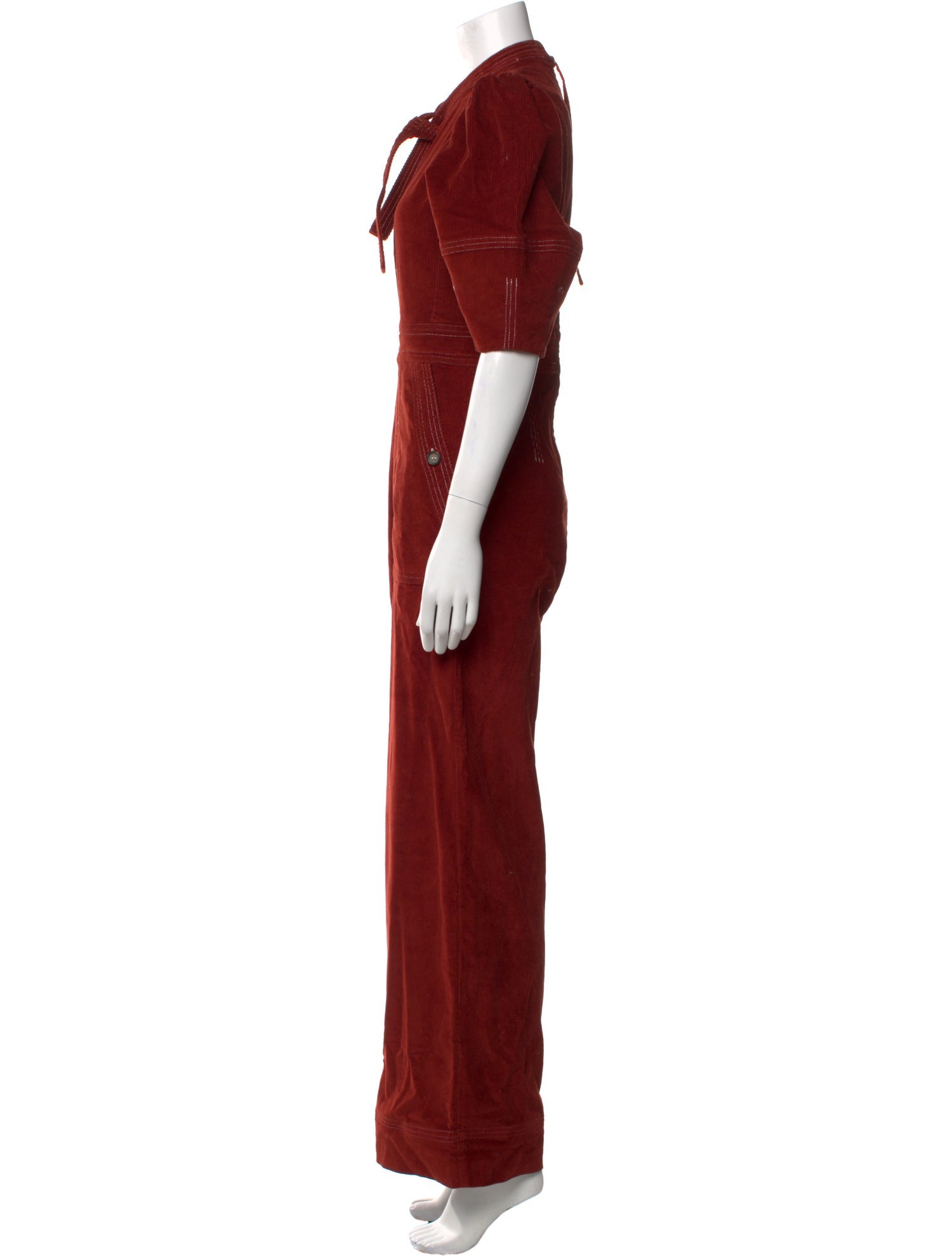 Wiggy Kit Tie Neck Jumpsuit