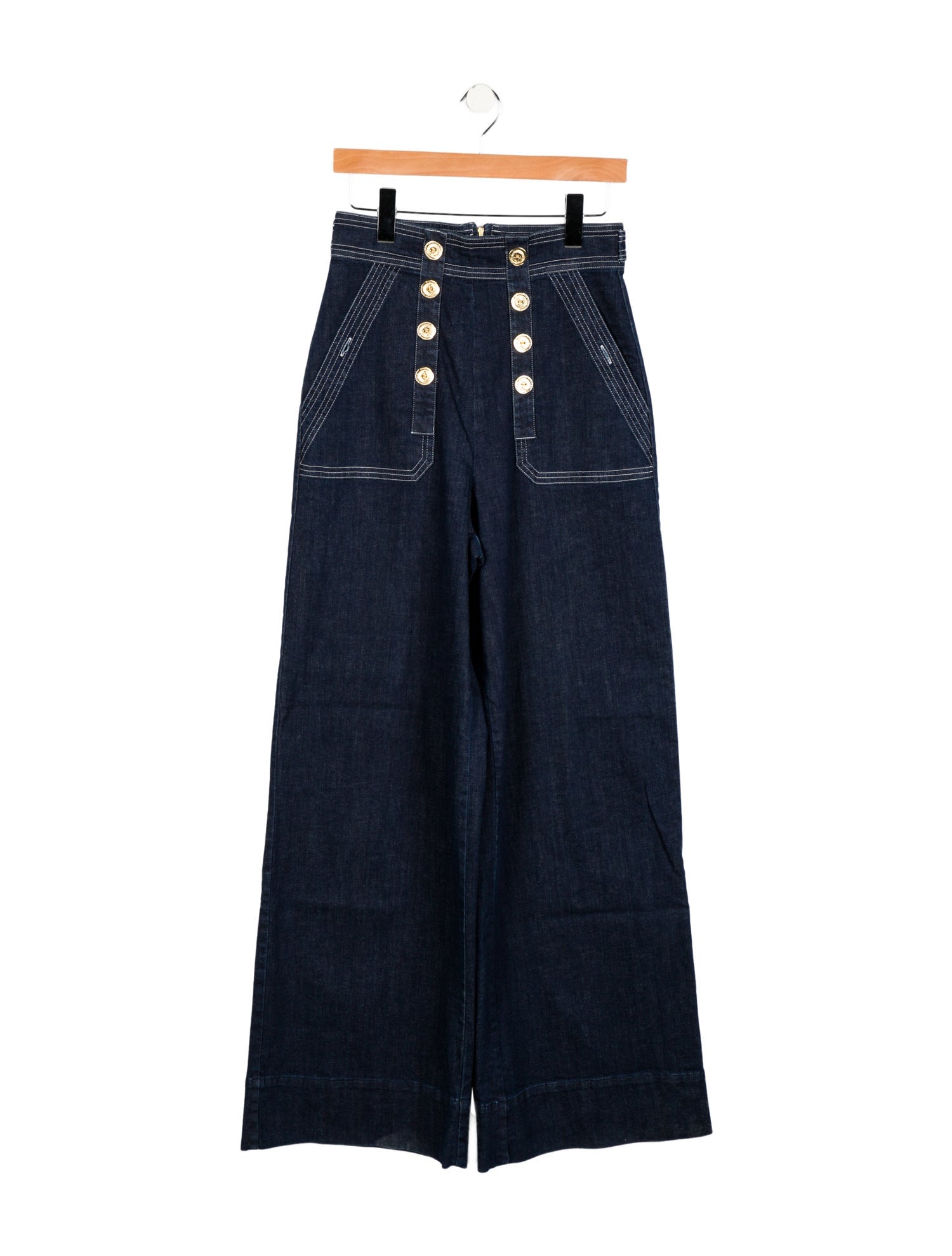 Wiggy Kit High-Rise Wide Leg Jeans