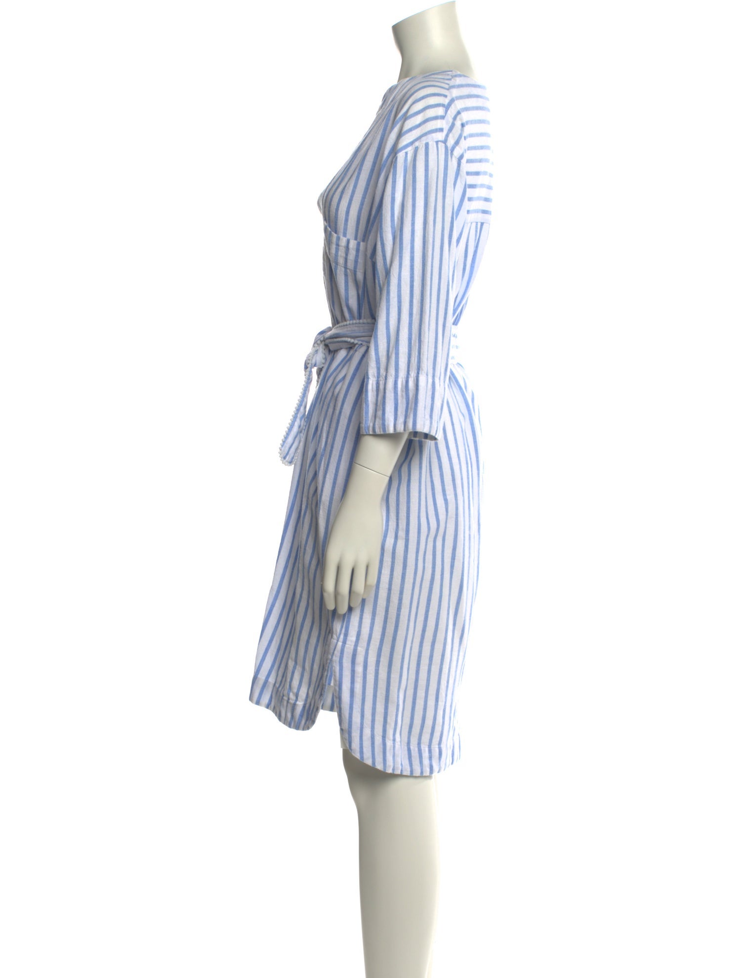 Wiggy Kit Striped Knee-Length Dress