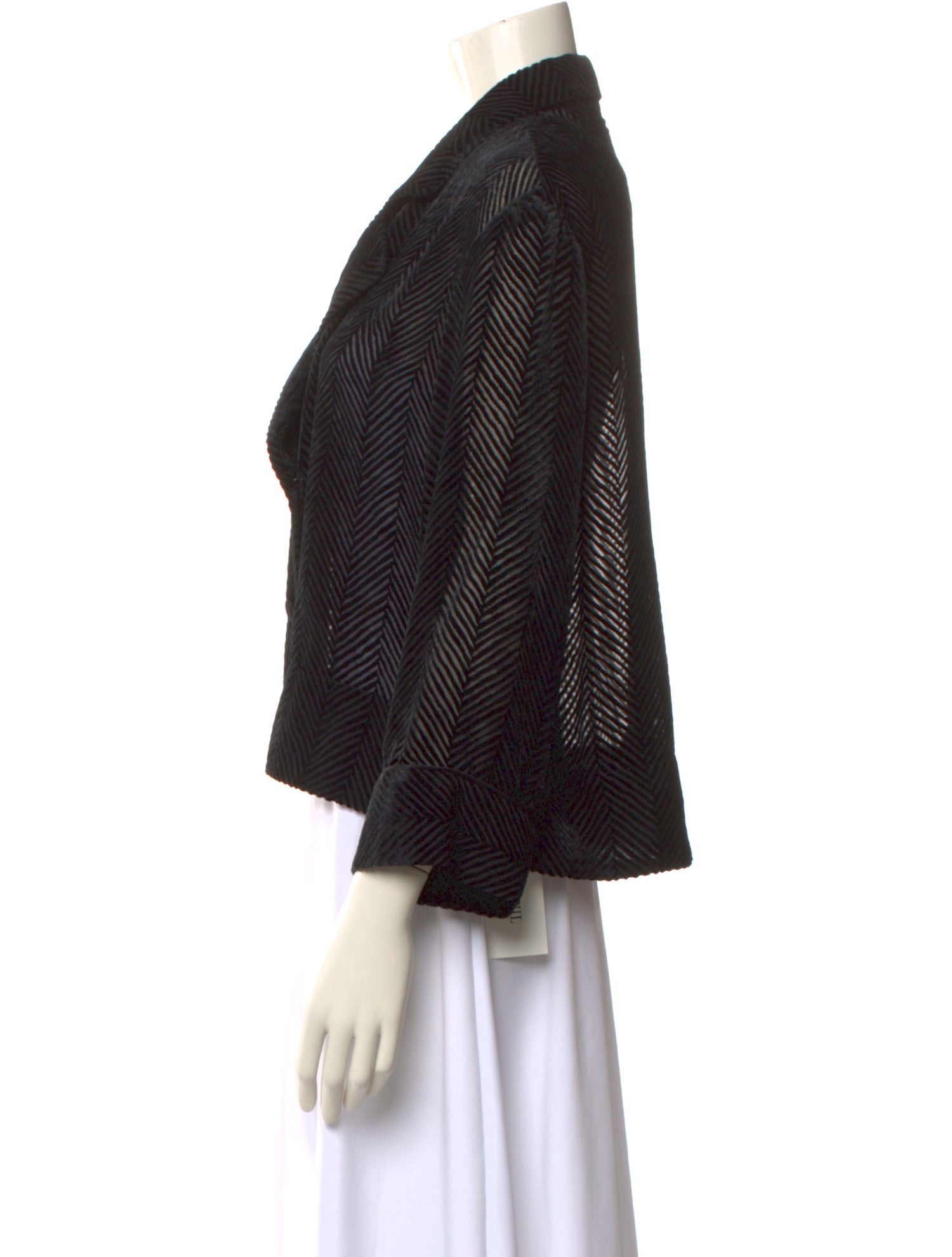 Wiggy Kit Striped Three-Quarter Sleeve Blouse