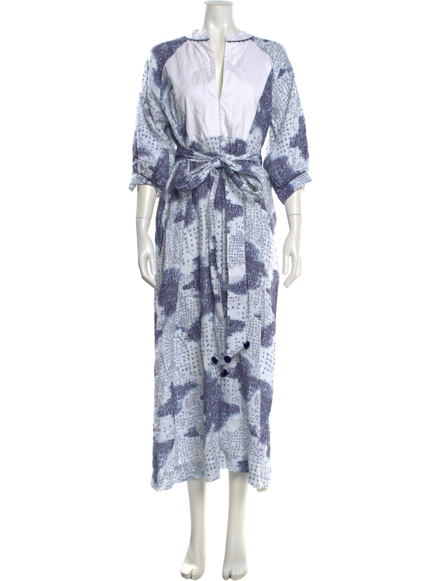 Wiggy Kit Linen Long Dress
