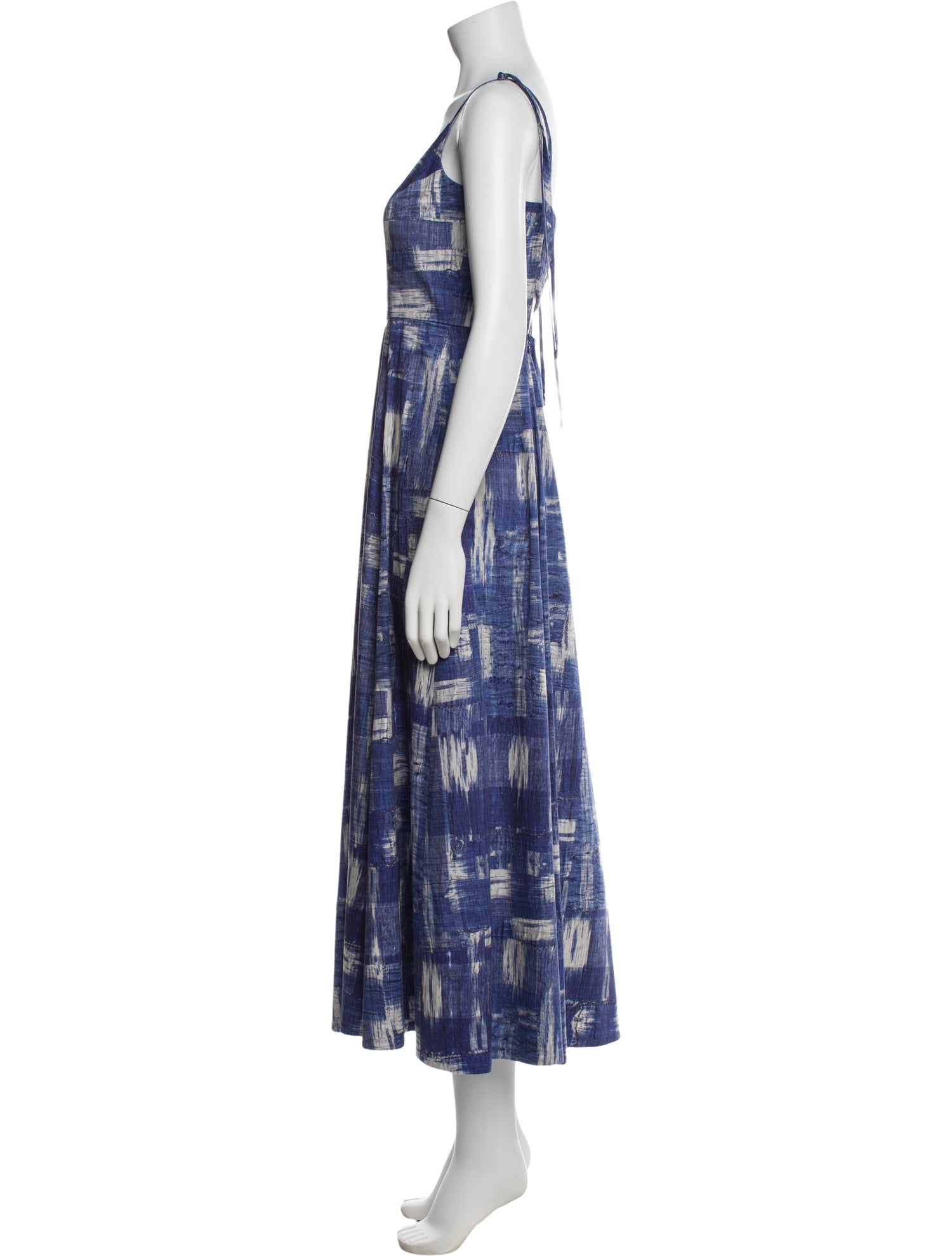 Wiggy Kit Tie-Dye Print Long Dress