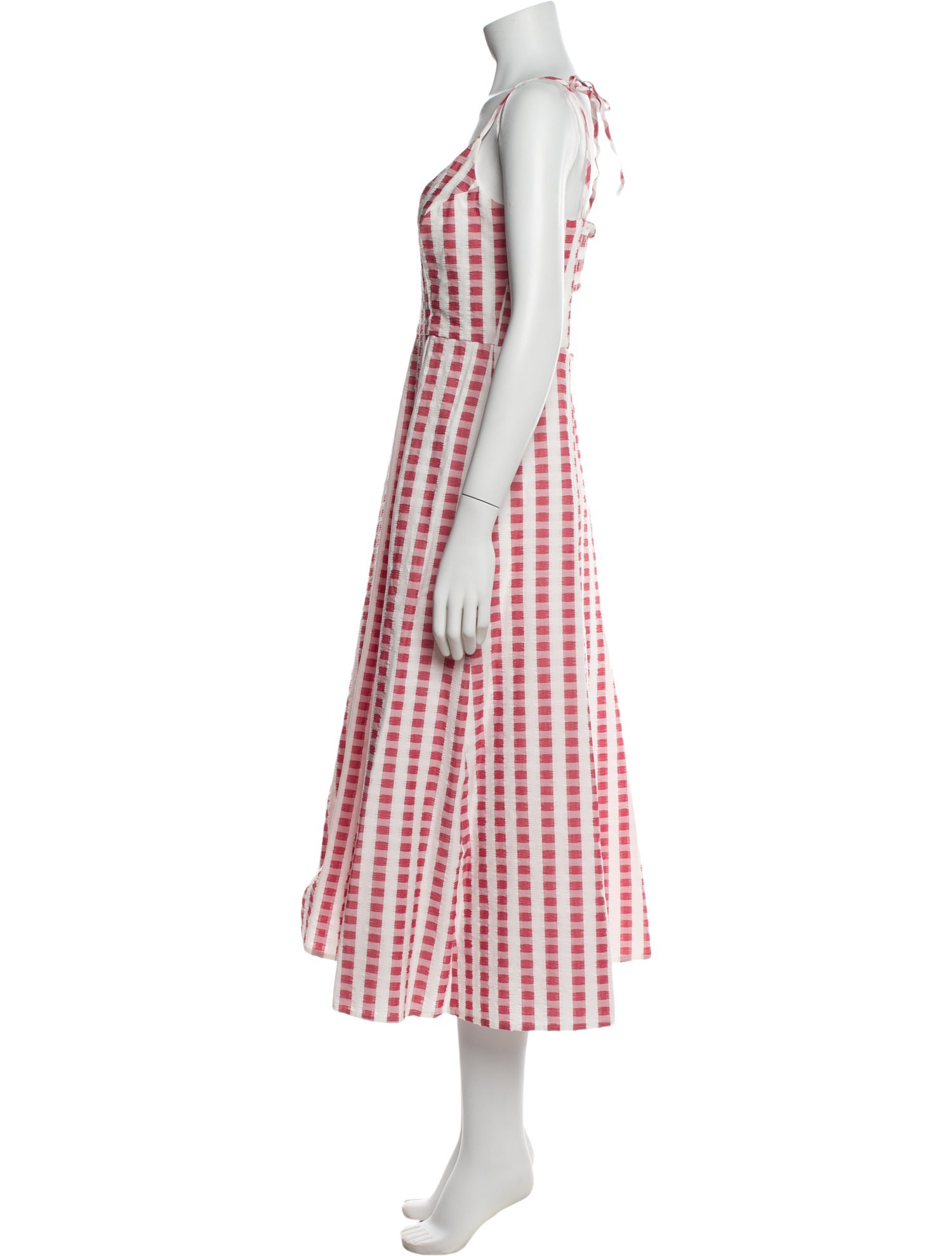 Wiggy Kit Plaid Print Midi Length Dress