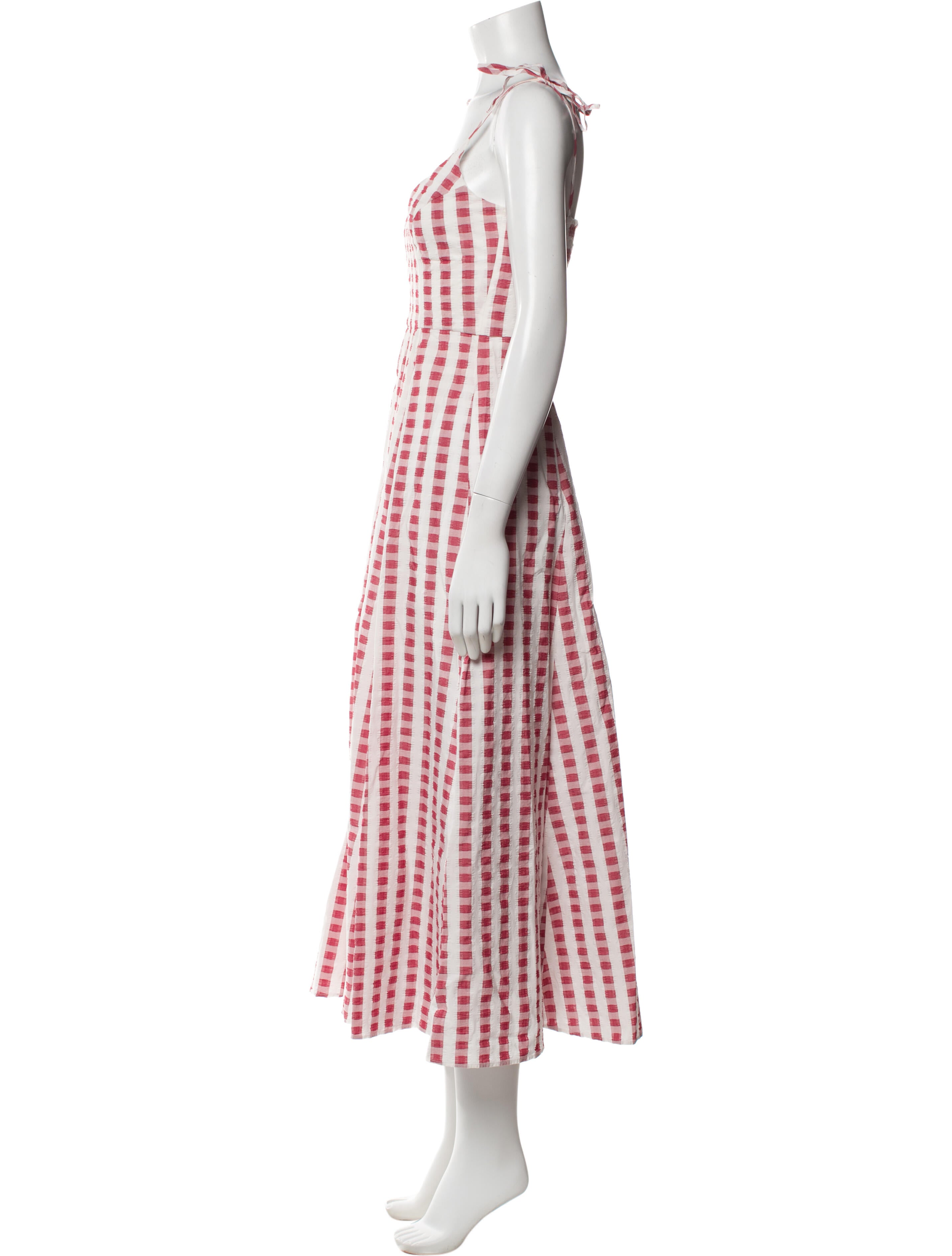 Wiggy Kit Plaid Print Long Dress
