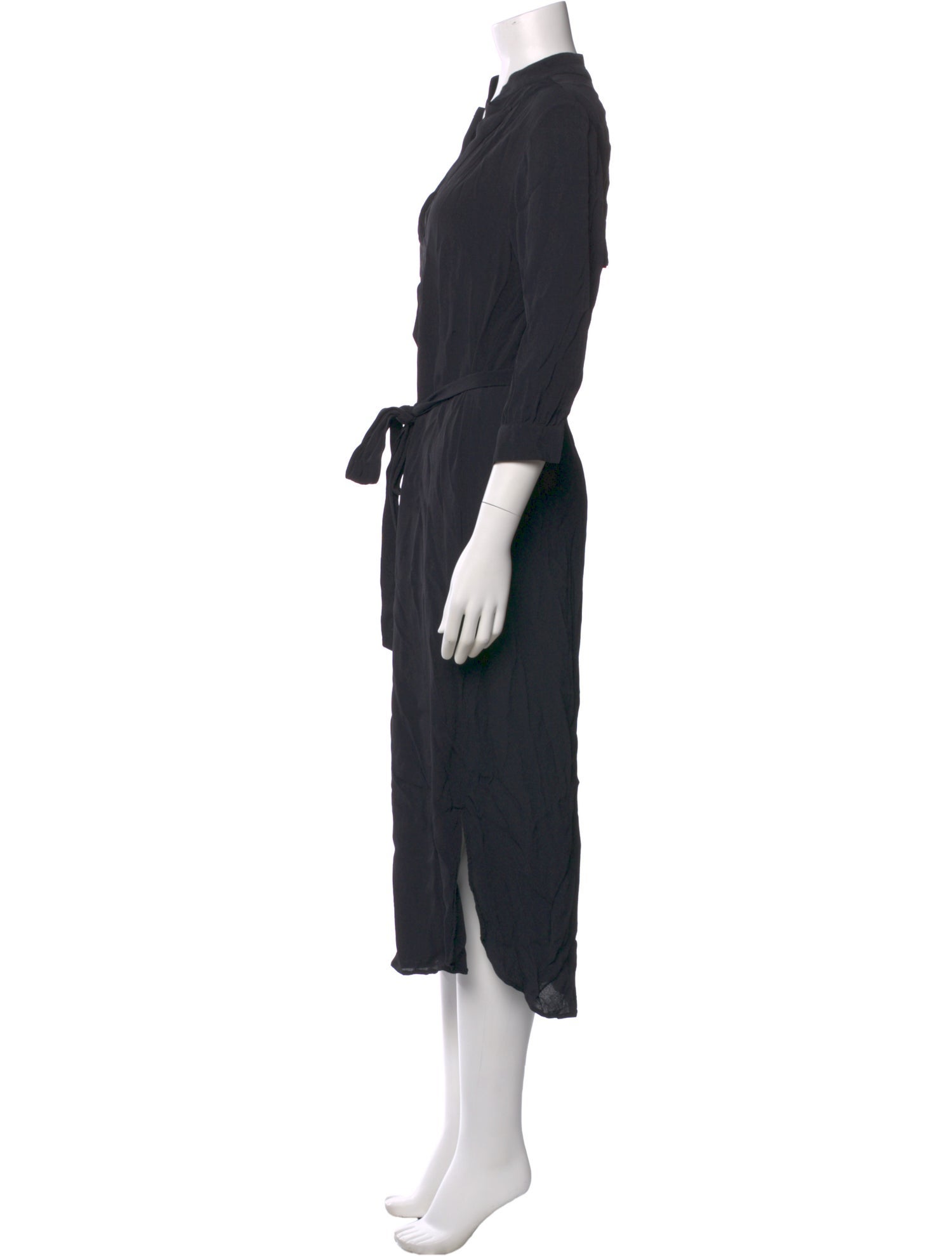 Wiggy Kit V-Neck Midi Length Dress