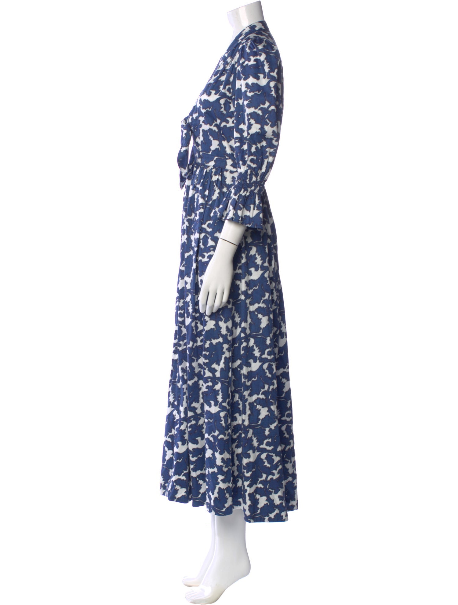 Wiggy Kit Floral Print Long Dress