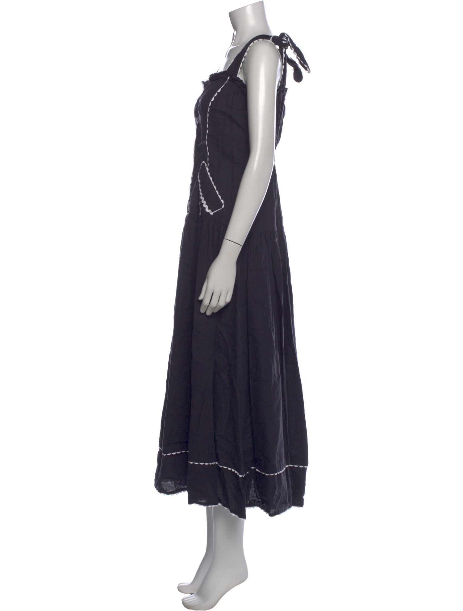 Wiggy Kit Linen Long Dress