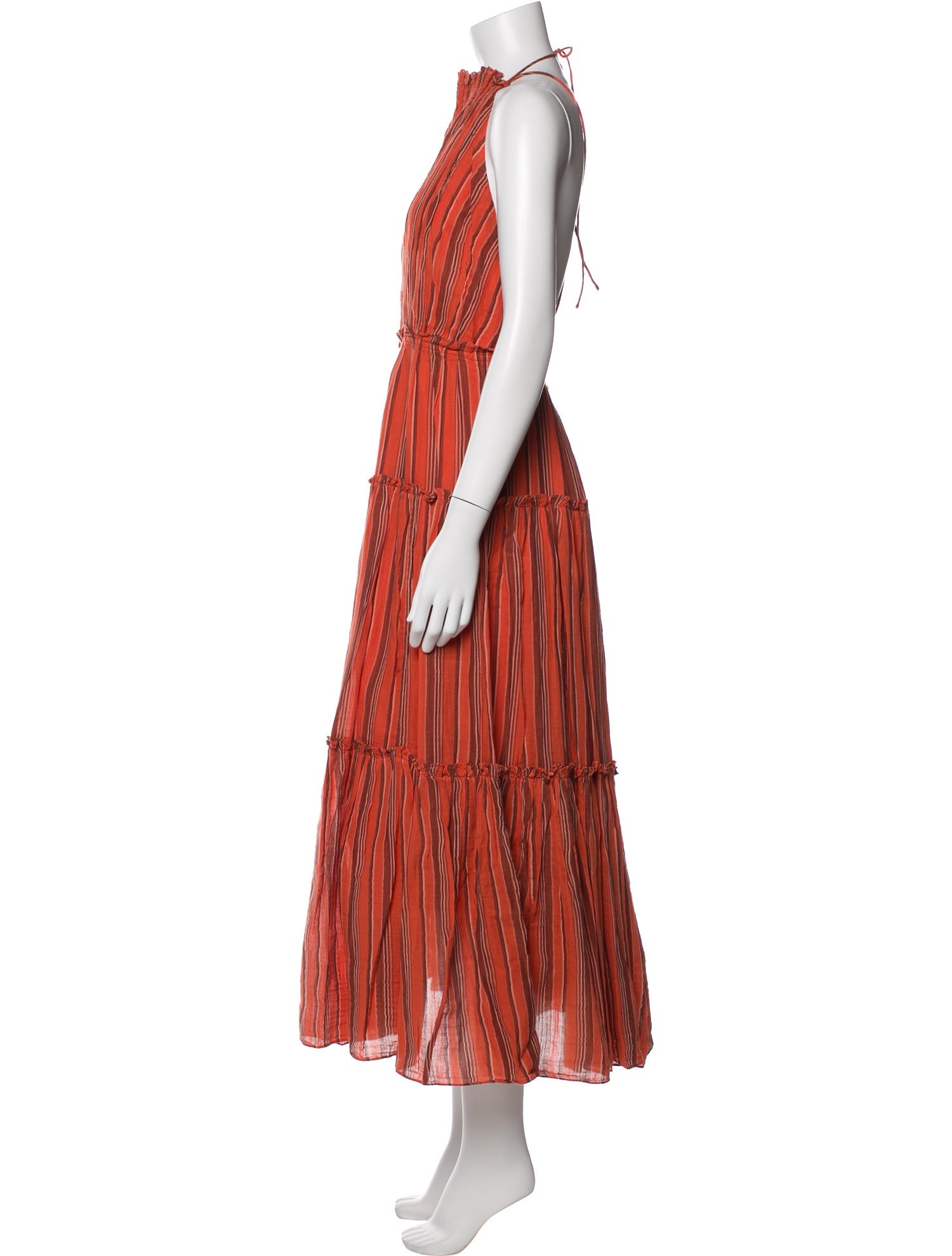 Wiggy Kit Striped Long Dress