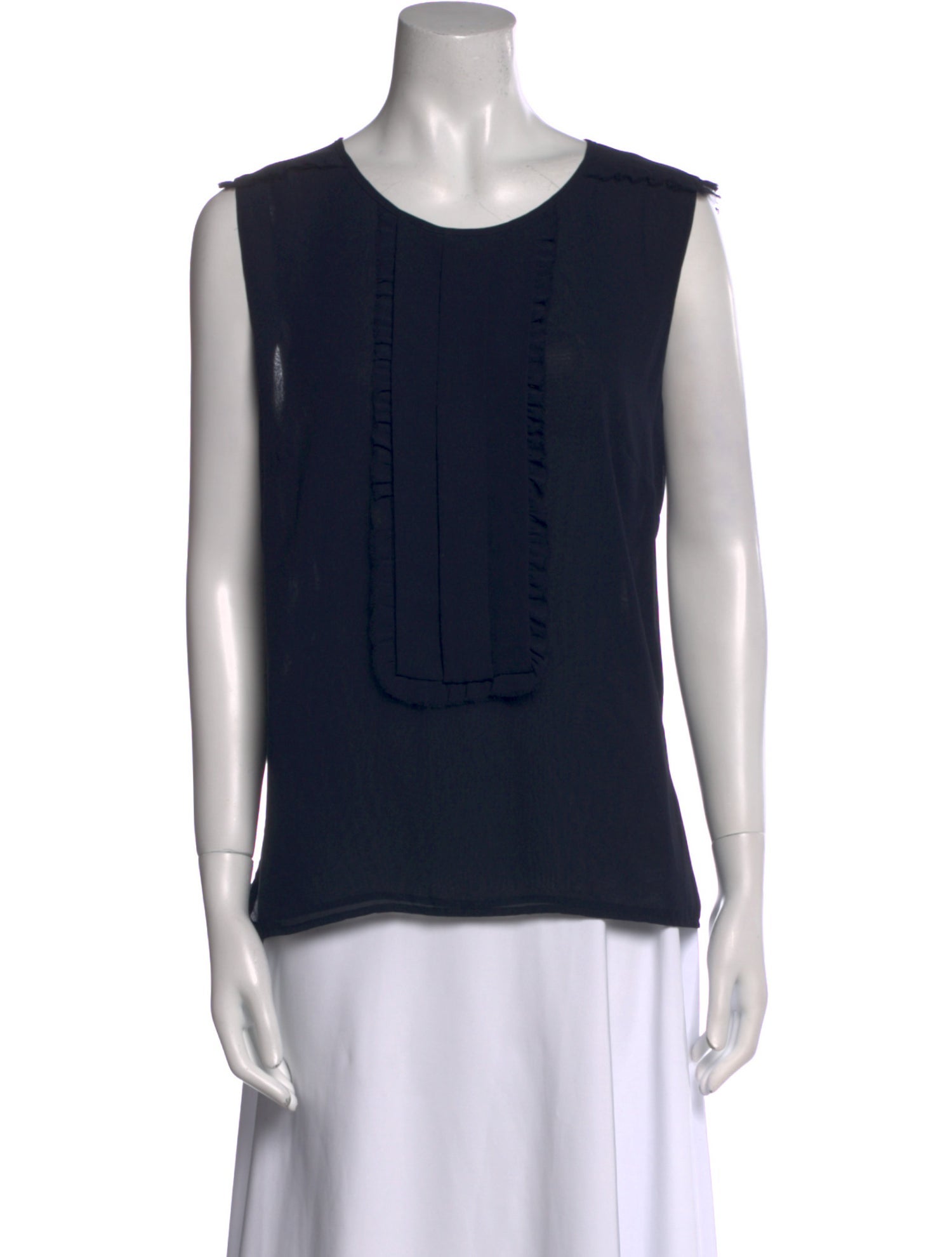 Weill Scoop Neck Sleeveless Top