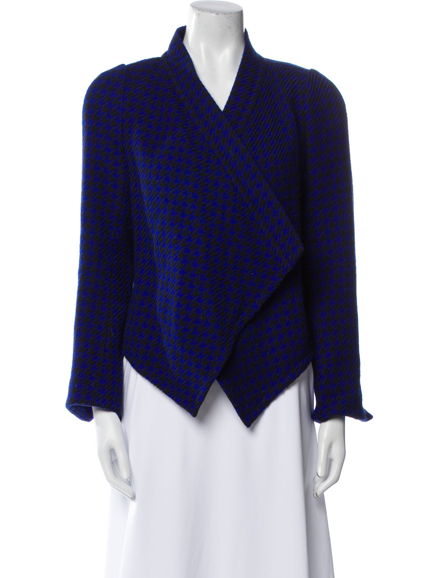 Weill Wool Plaid Print Jacket