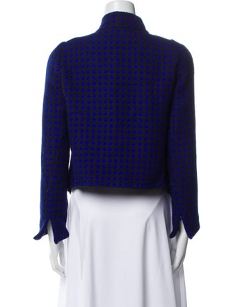 Weill Wool Plaid Print Jacket