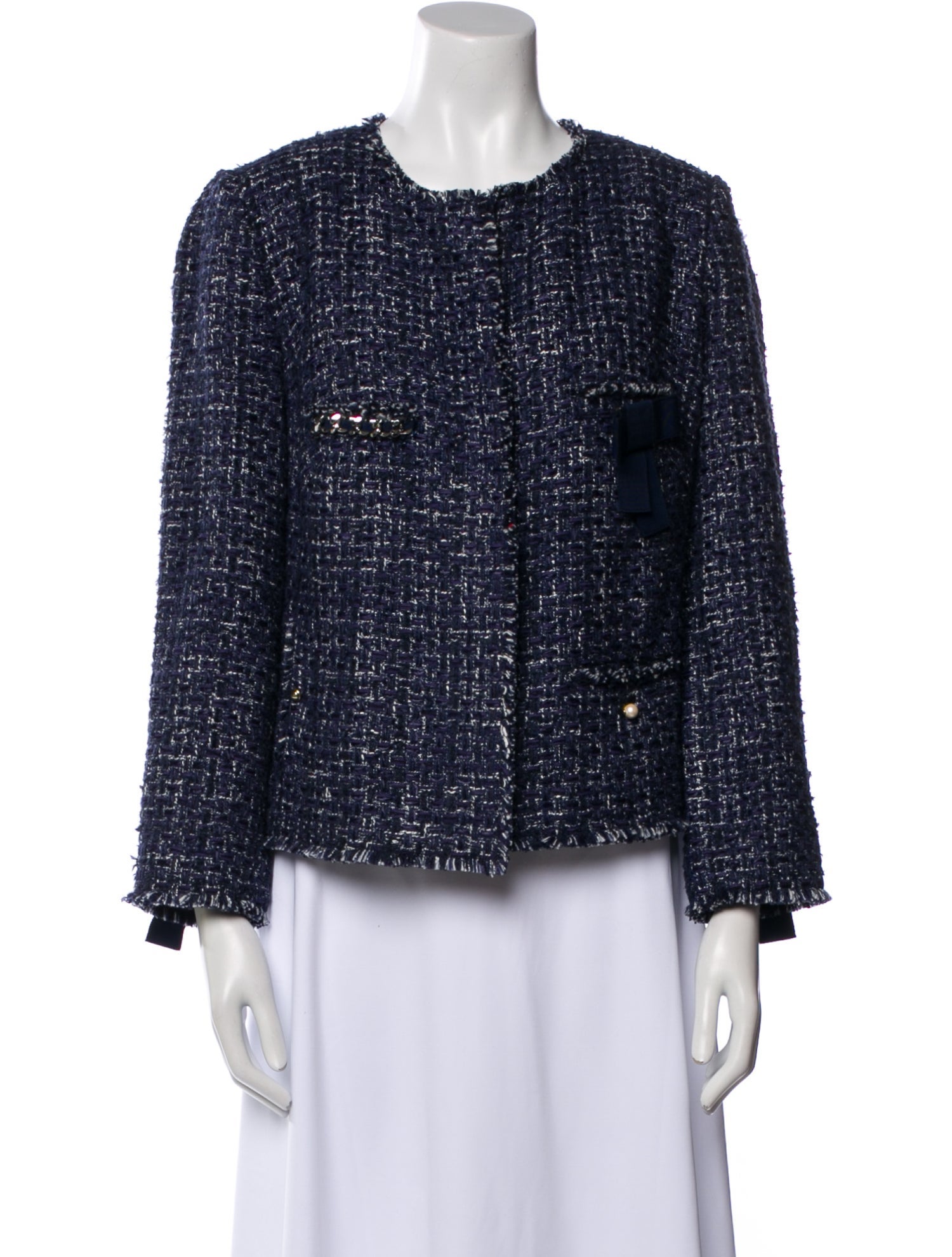 Weill Tweed Pattern Evening Jacket