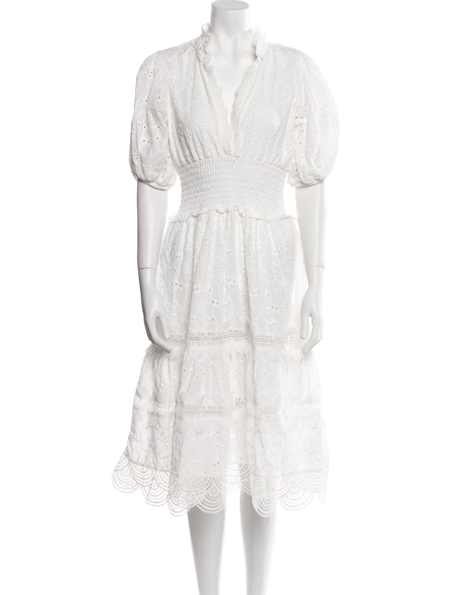 WaiMari V-Neck Midi Length Dress