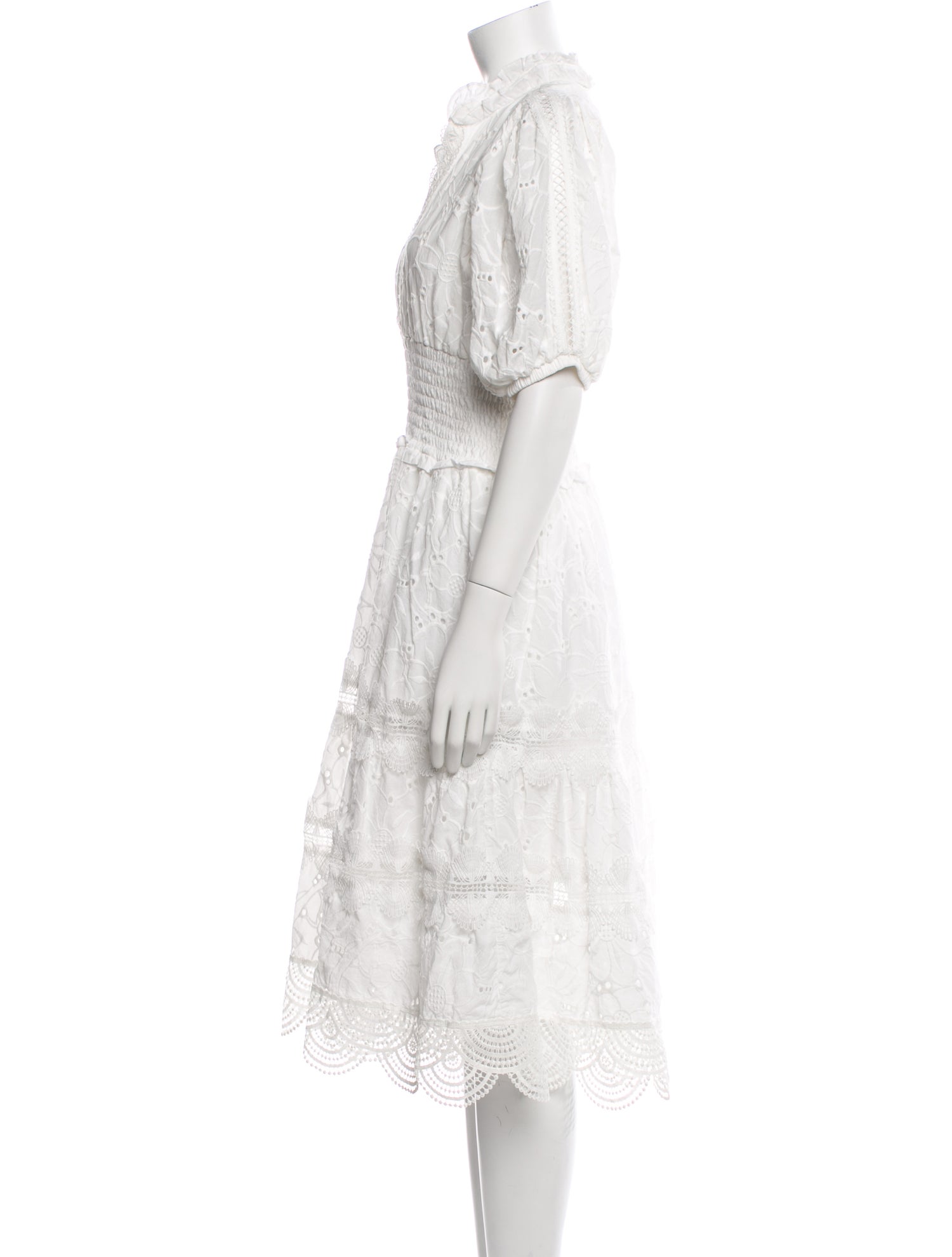 WaiMari V-Neck Midi Length Dress