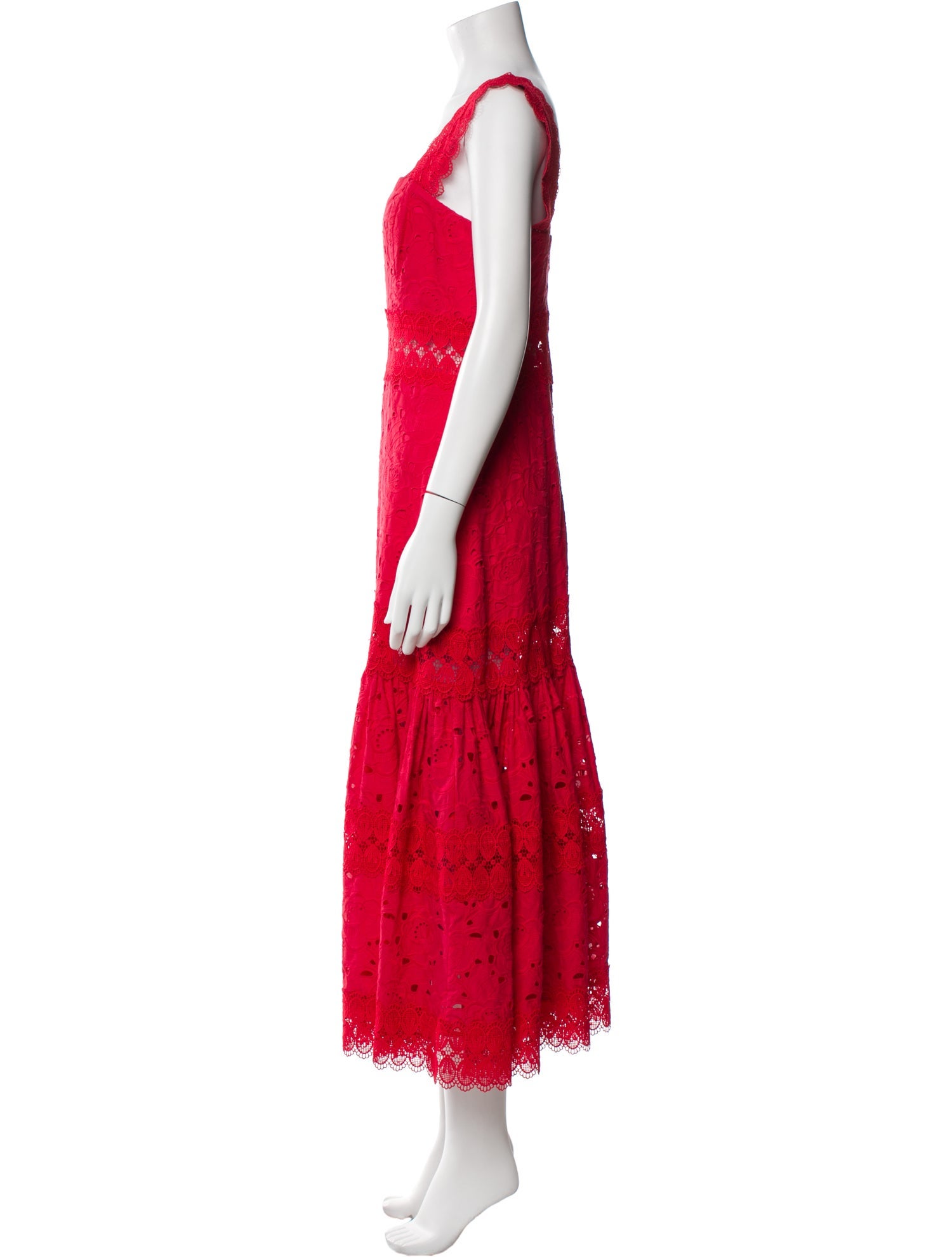 WaiMari Square Neckline Long Dress