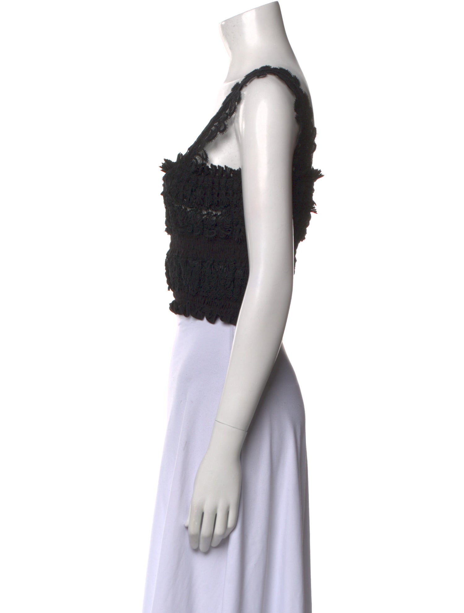 WaiMari Square Neckline Sleeveless Crop Top