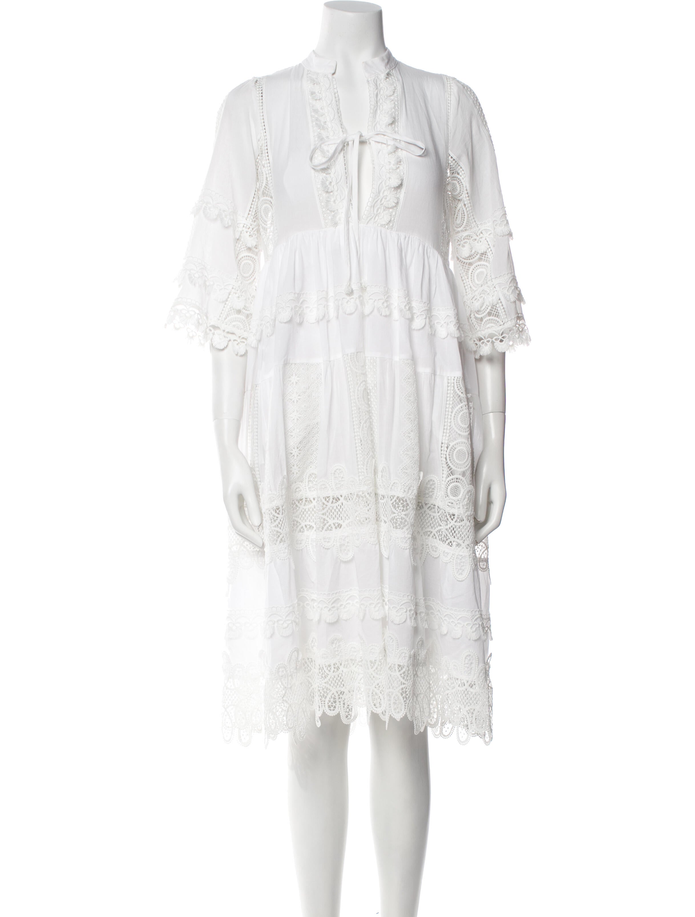 WaiMari Linen Knee-Length Dress