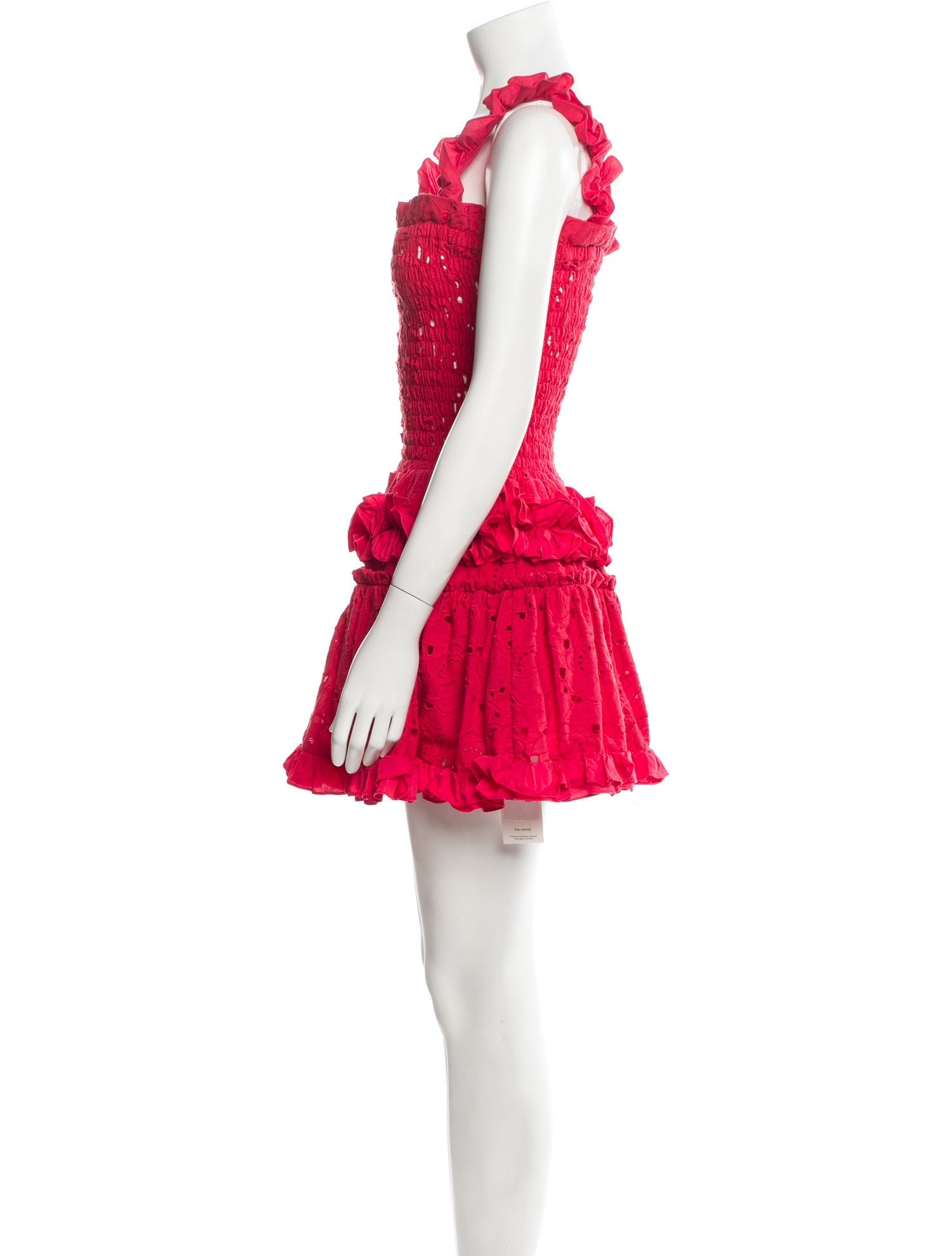 WaiMari Lace Pattern Mini Dress