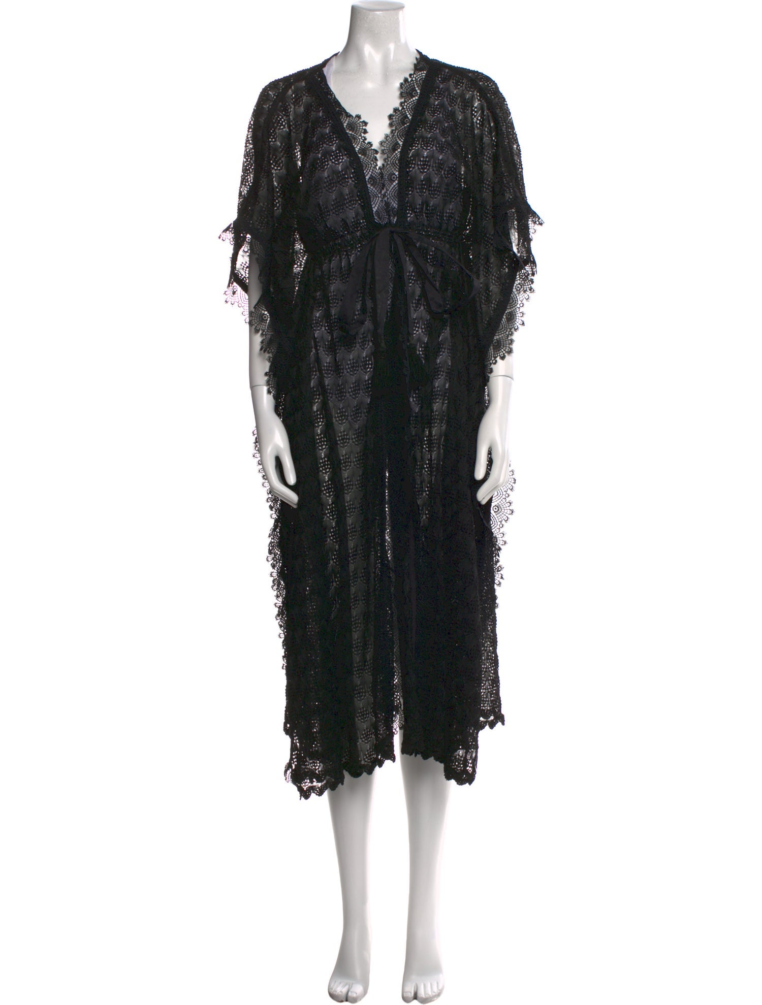 WaiMari V-Neck Midi Length Dress