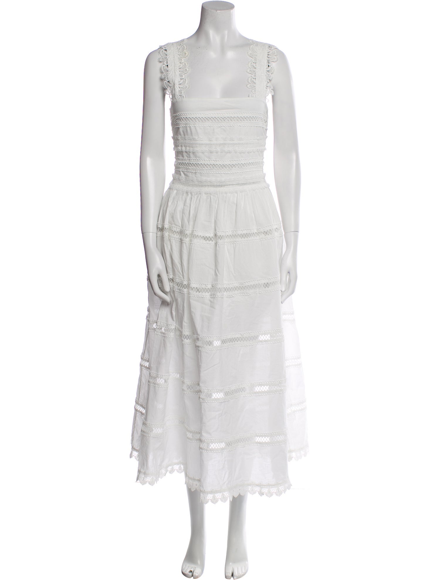 WaiMari Square Neckline Long Dress