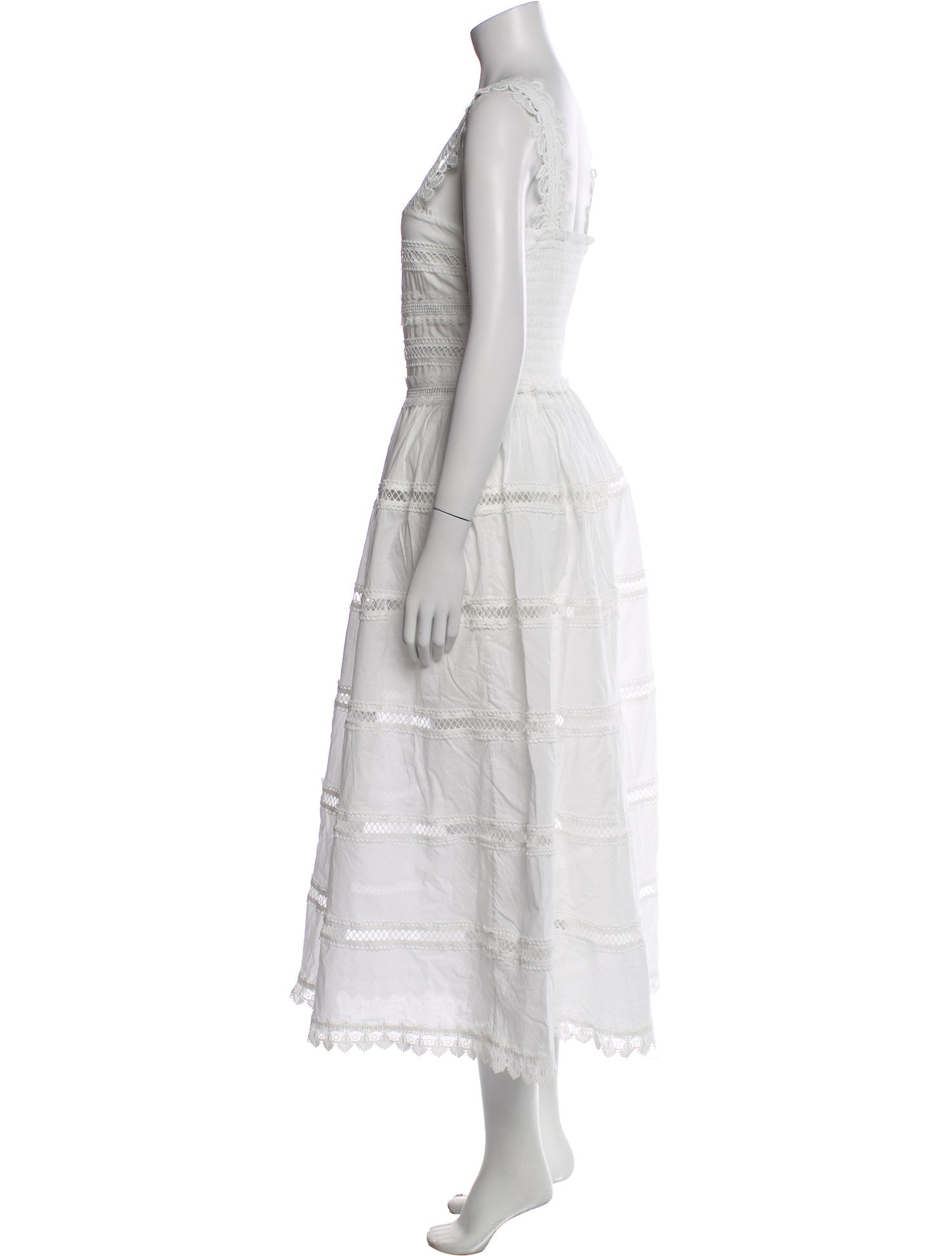 WaiMari Square Neckline Long Dress