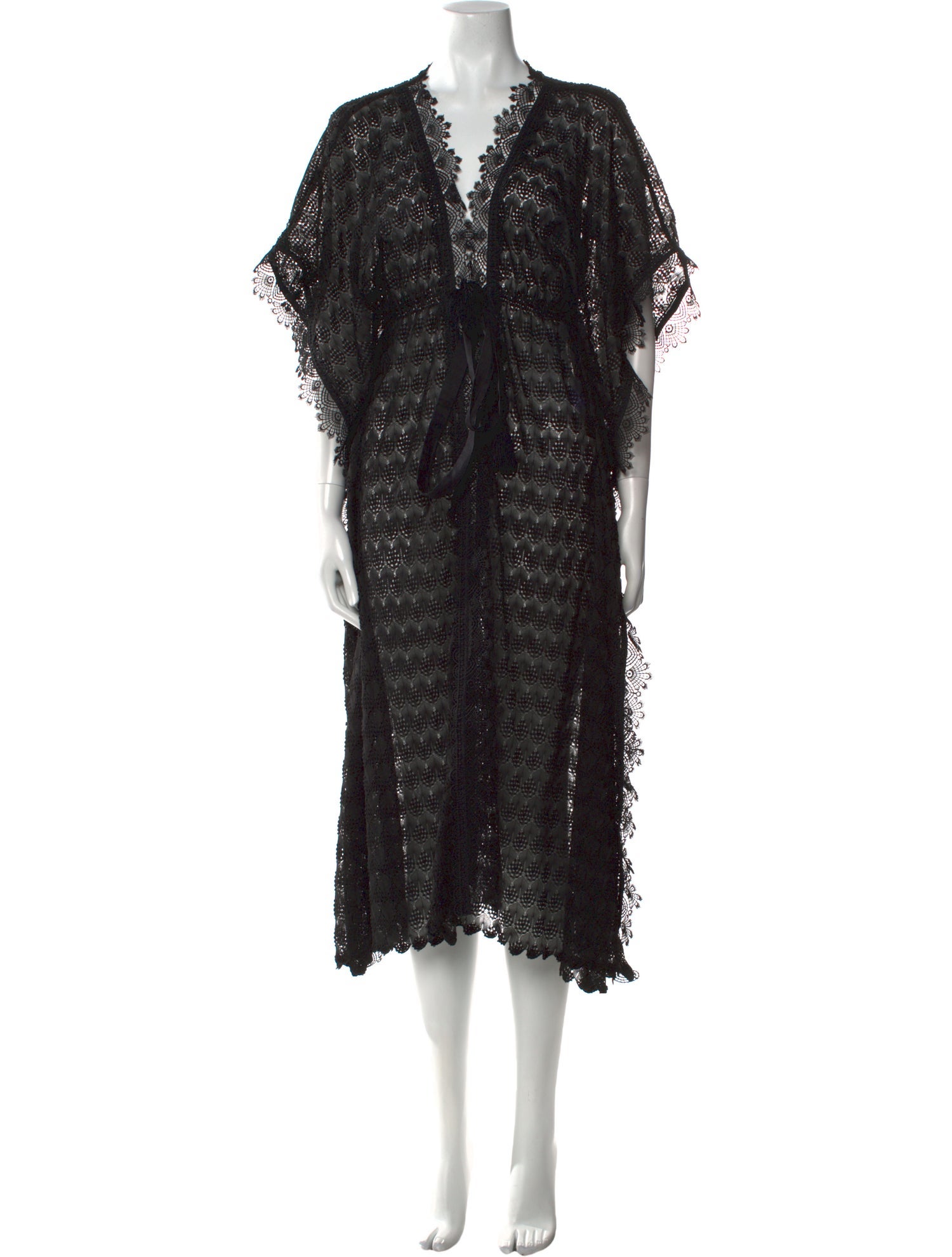 WaiMari V-Neck Knee-Length Dress