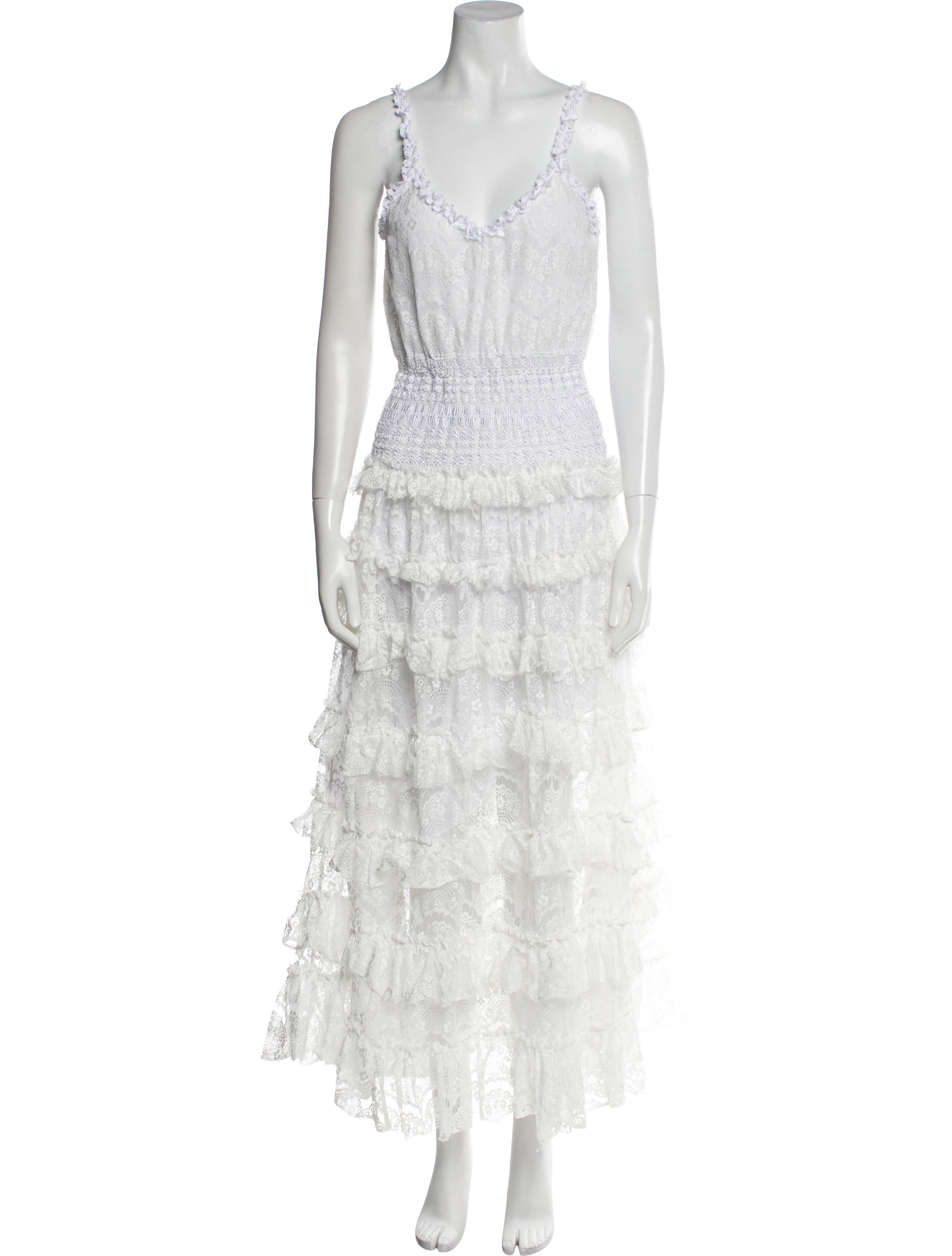 WaiMari Lace Pattern Long Dress