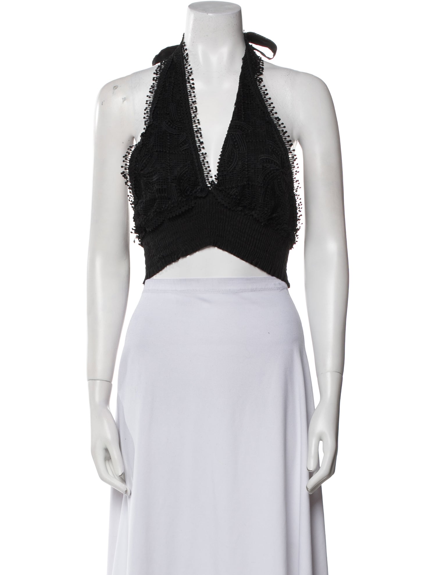 WaiMari Halterneck Sleeveless Crop Top