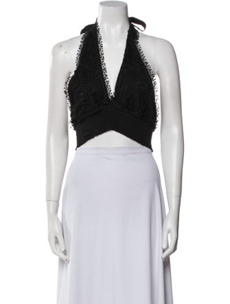 WaiMari Halterneck Sleeveless Crop Top